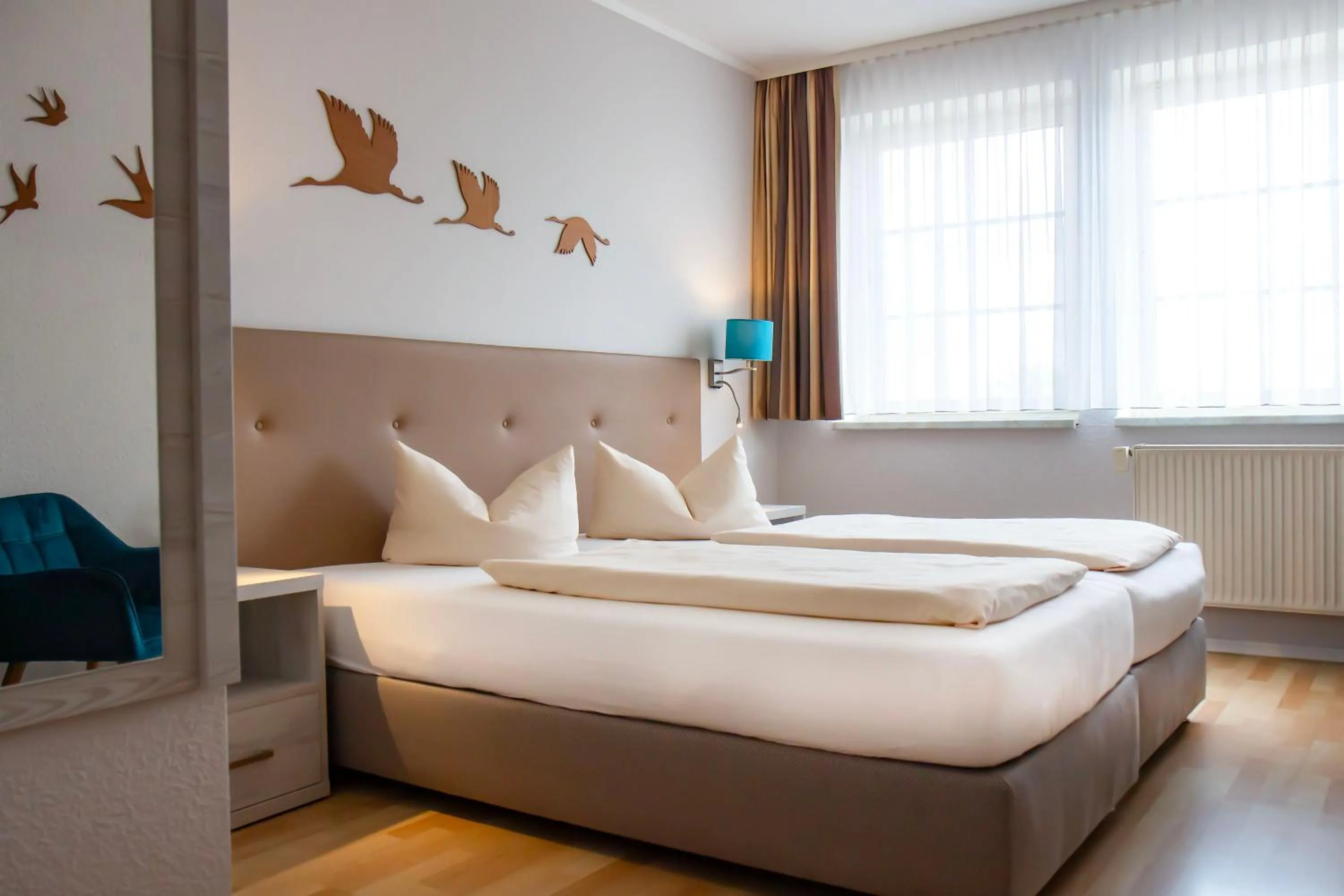 Bed in Hotel ELBRIVERA Alt Prester