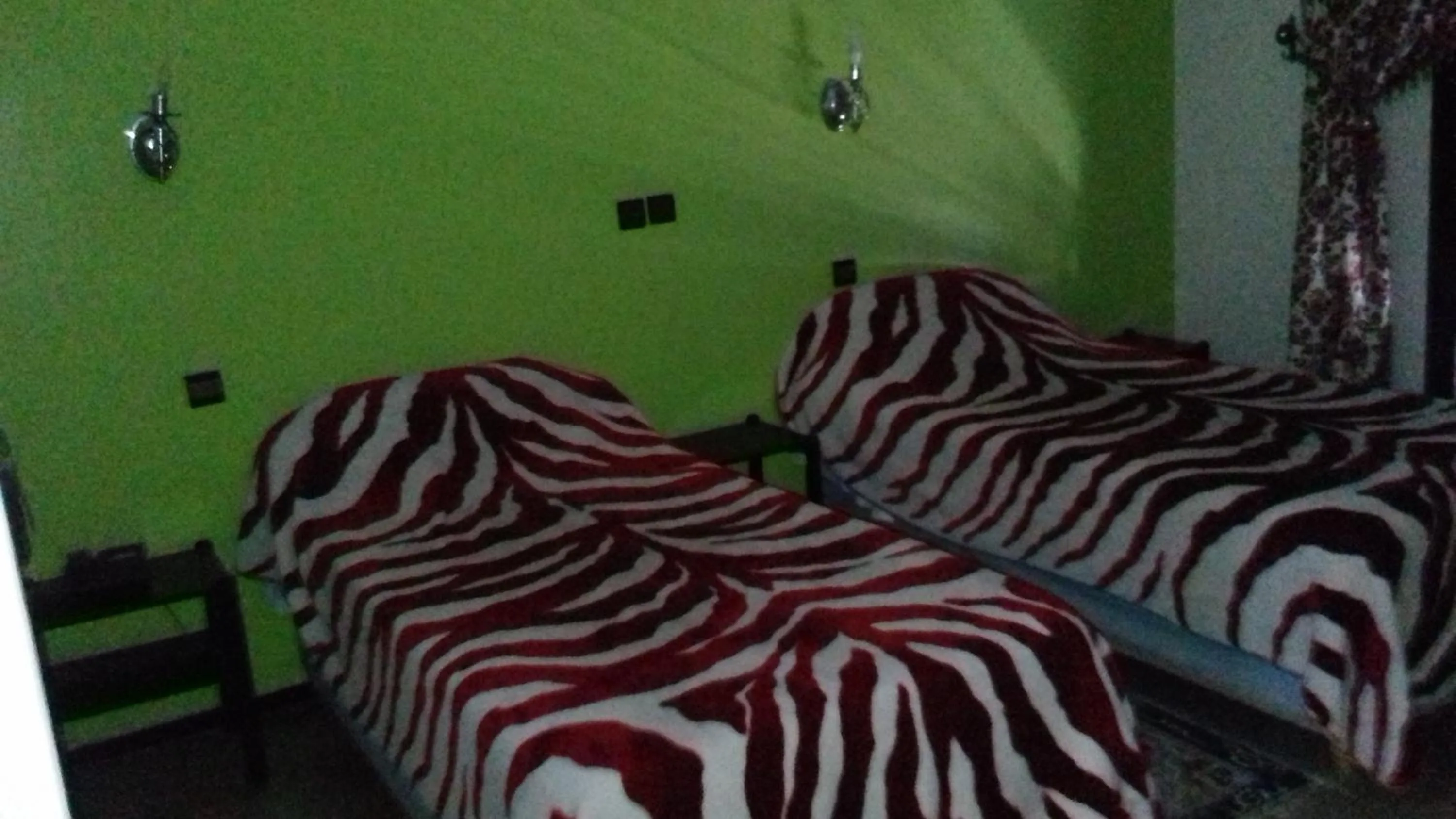 Bed in Hotel les palmiers