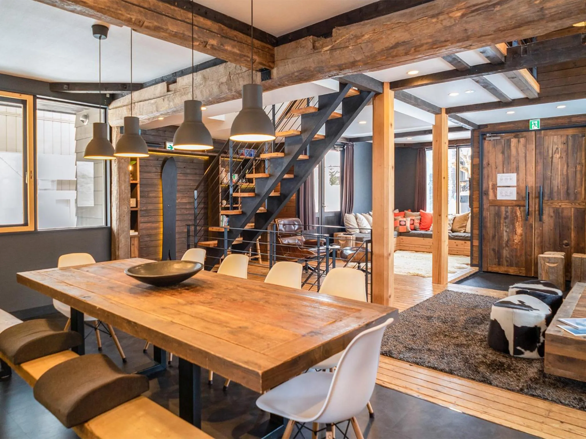 Living room in Momiji Lodge