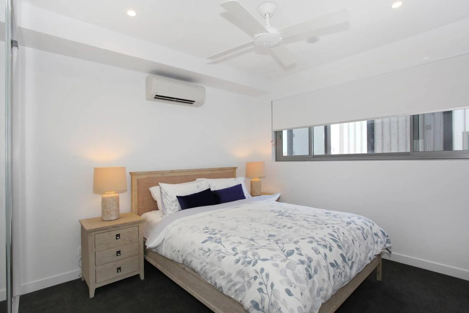 Bed in Unit 406 Drift