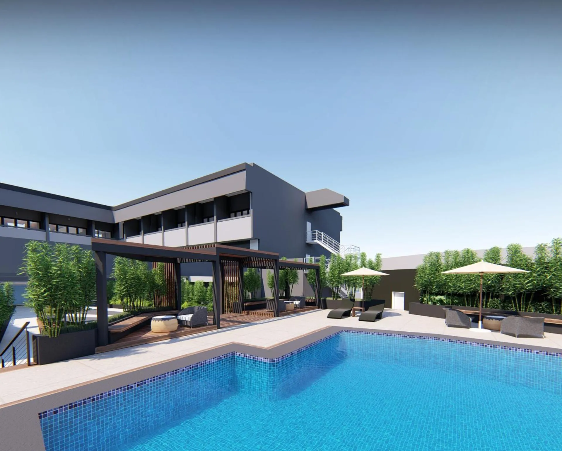 Swimming pool in Citadines Amigo Iloilo