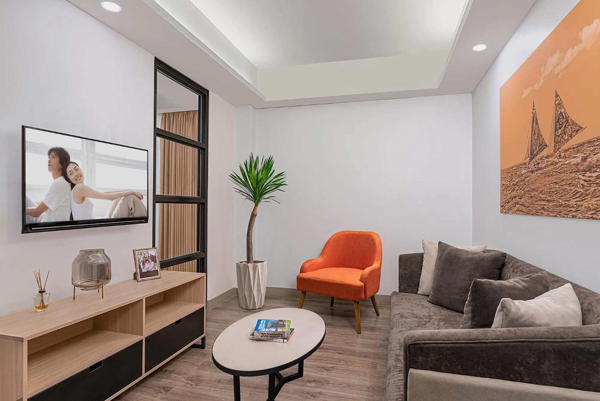 Living room in Citadines Amigo Iloilo