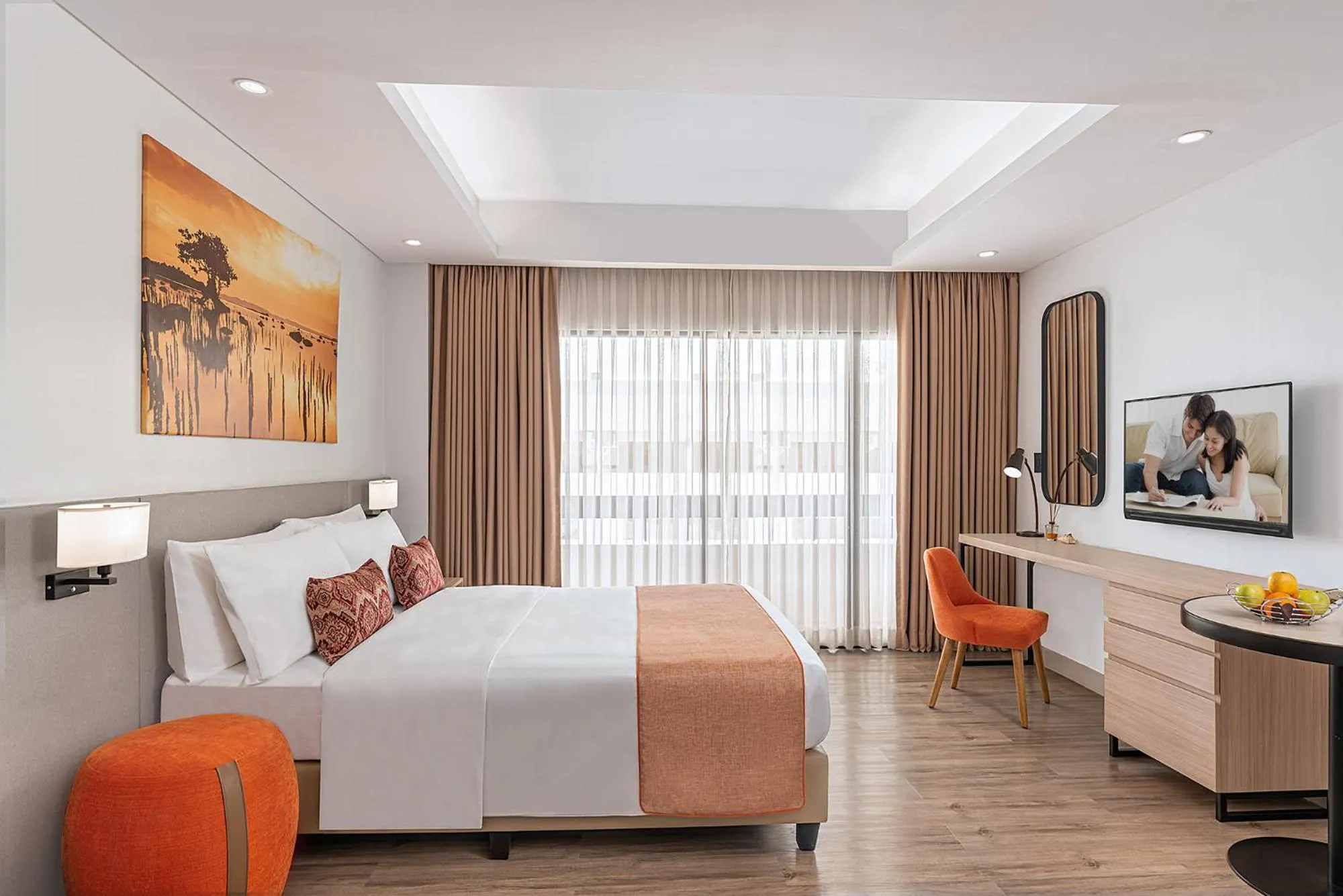 Bed in Citadines Amigo Iloilo