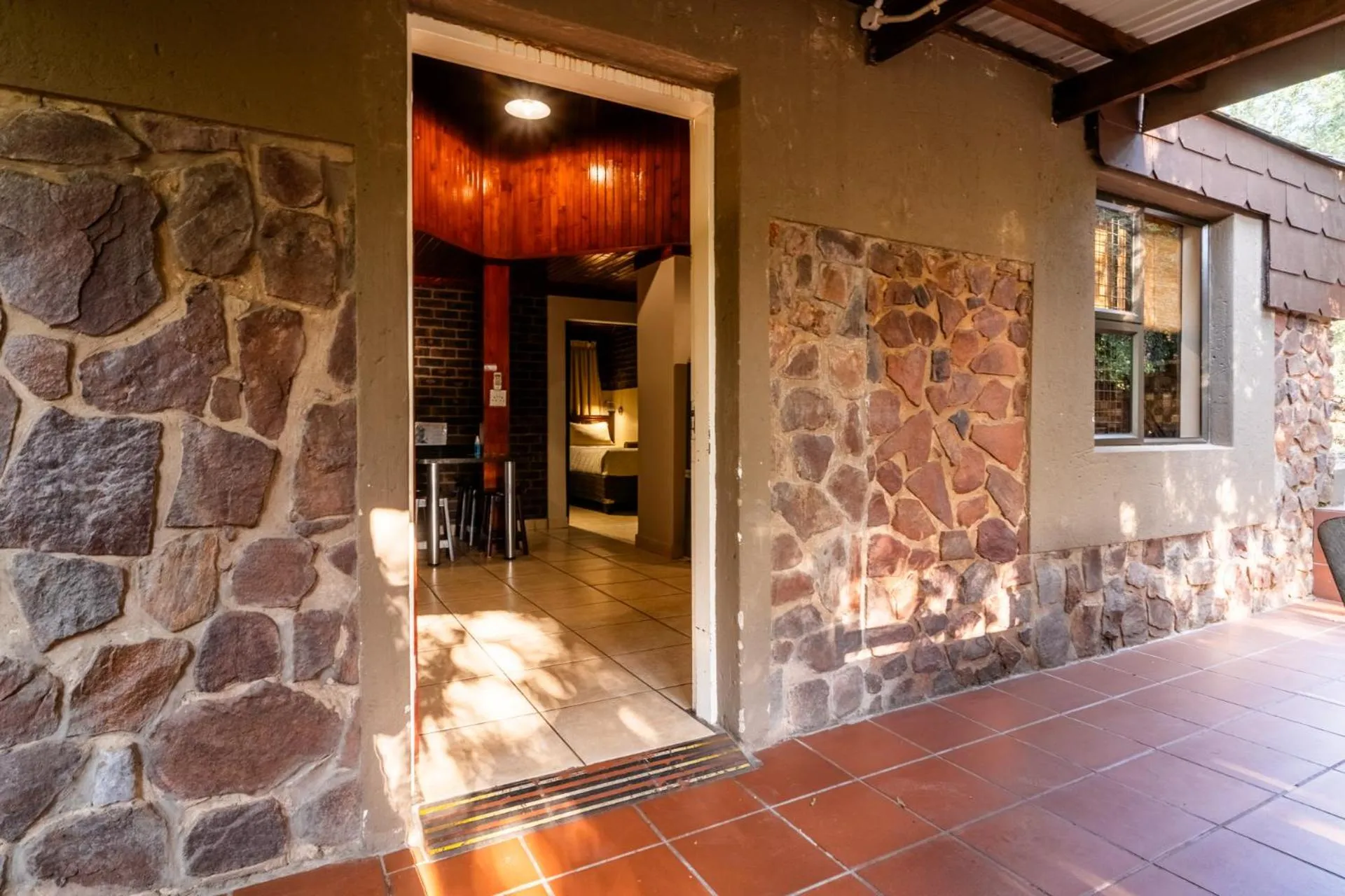 Facade/entrance in ATKV Klein-Kariba