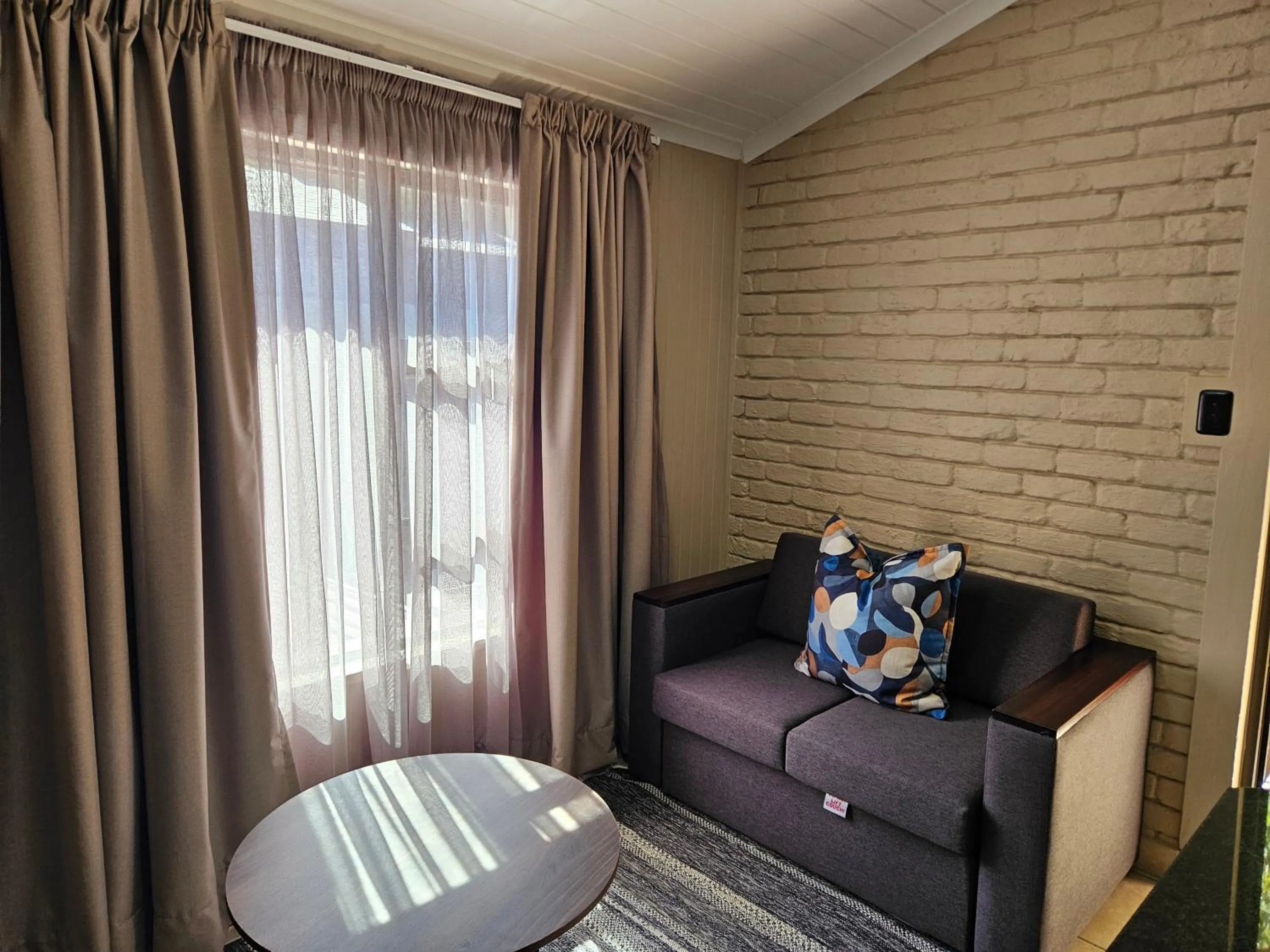 Seating area in ATKV Klein-Kariba