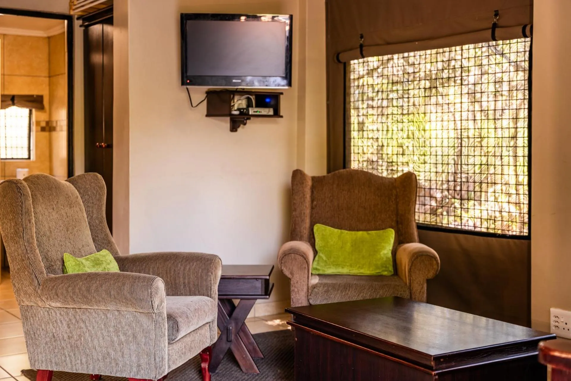 Seating area in ATKV Klein-Kariba