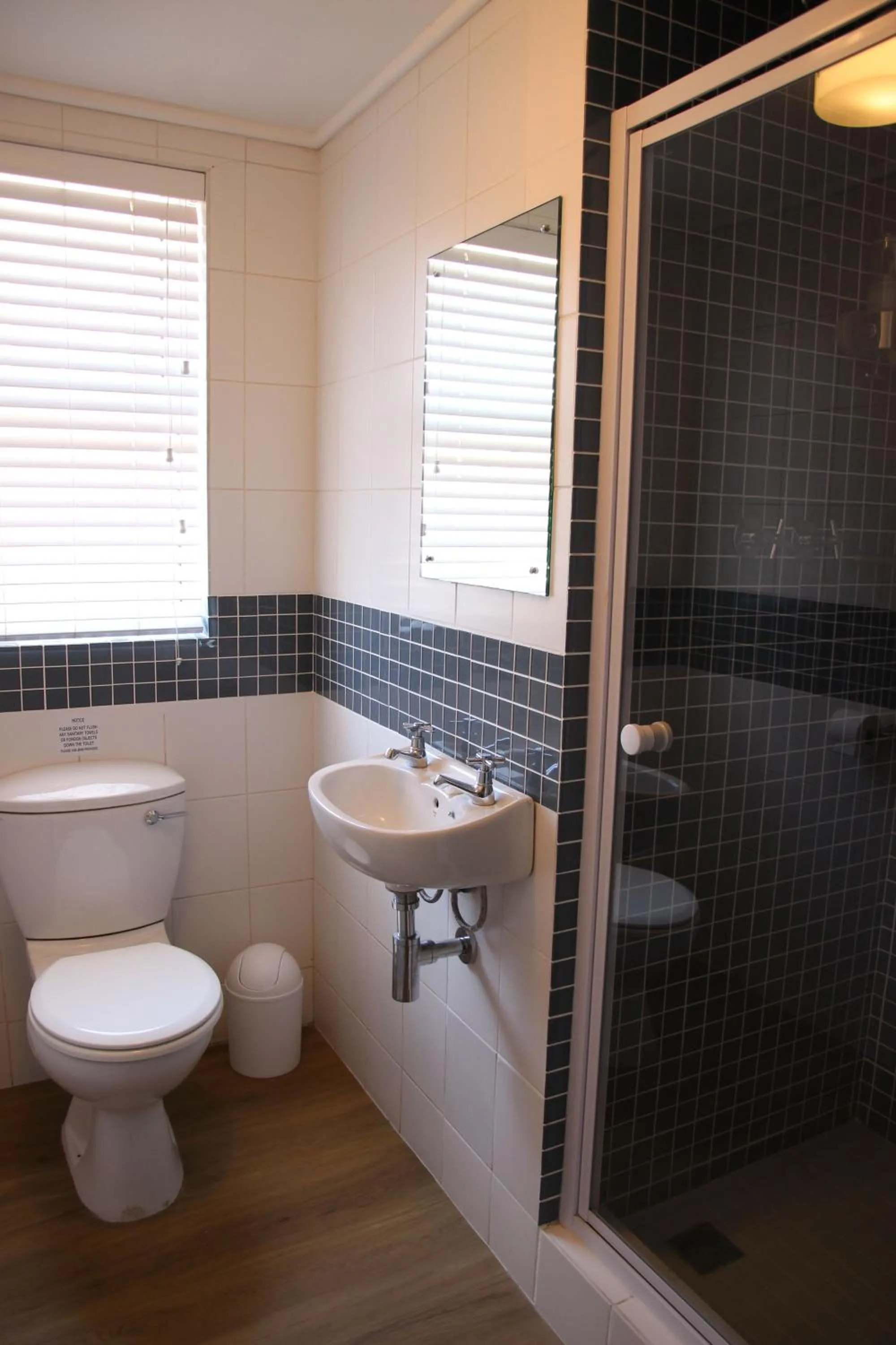 Shower in The Boardwalk Accommodation