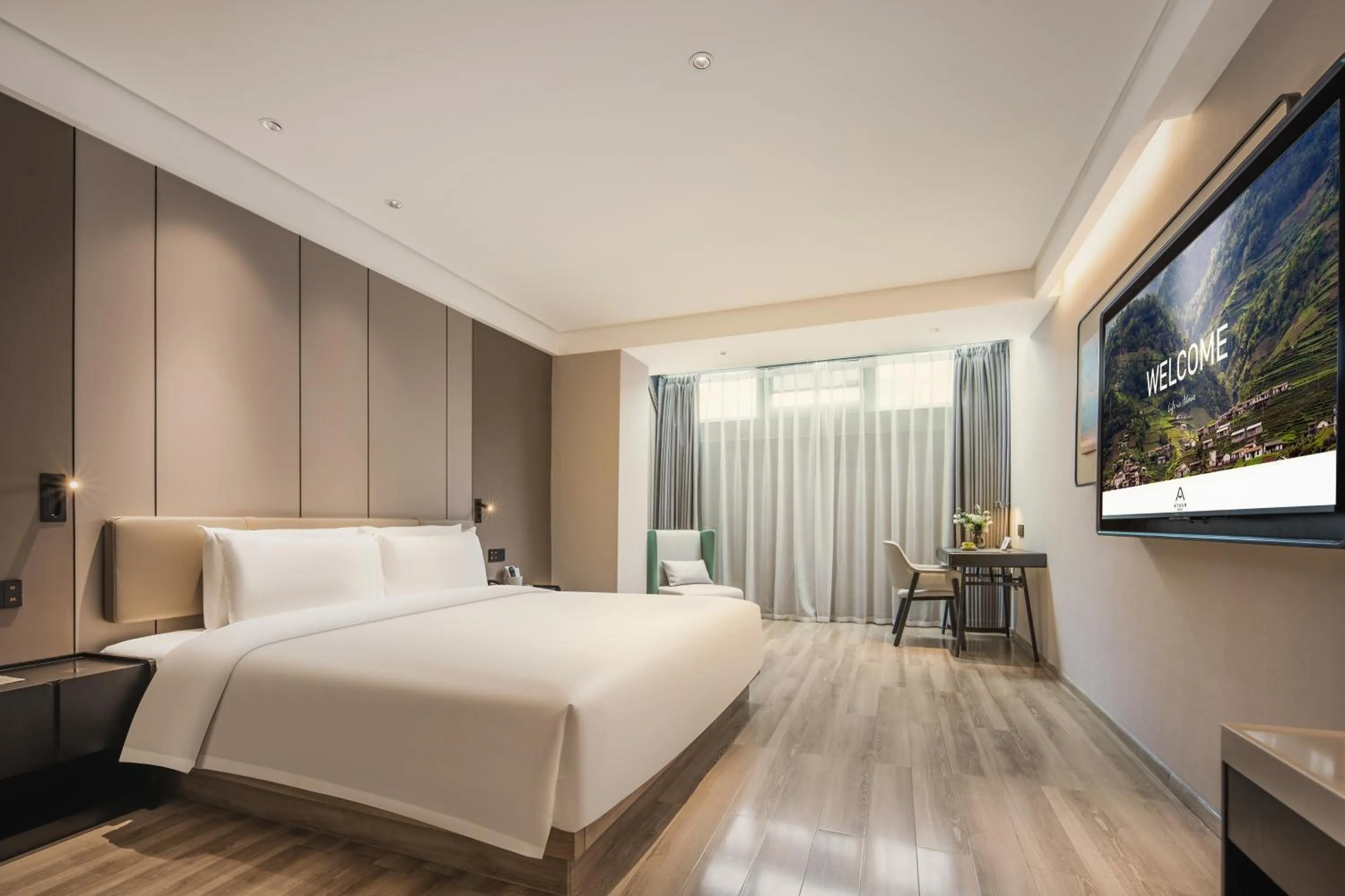 Bed in Atour Hotel -Du Fu Thatched Cottage