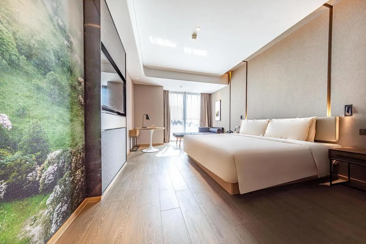 Bed in Atour Hotel Shunde Midea Yueran Plaza Foshan