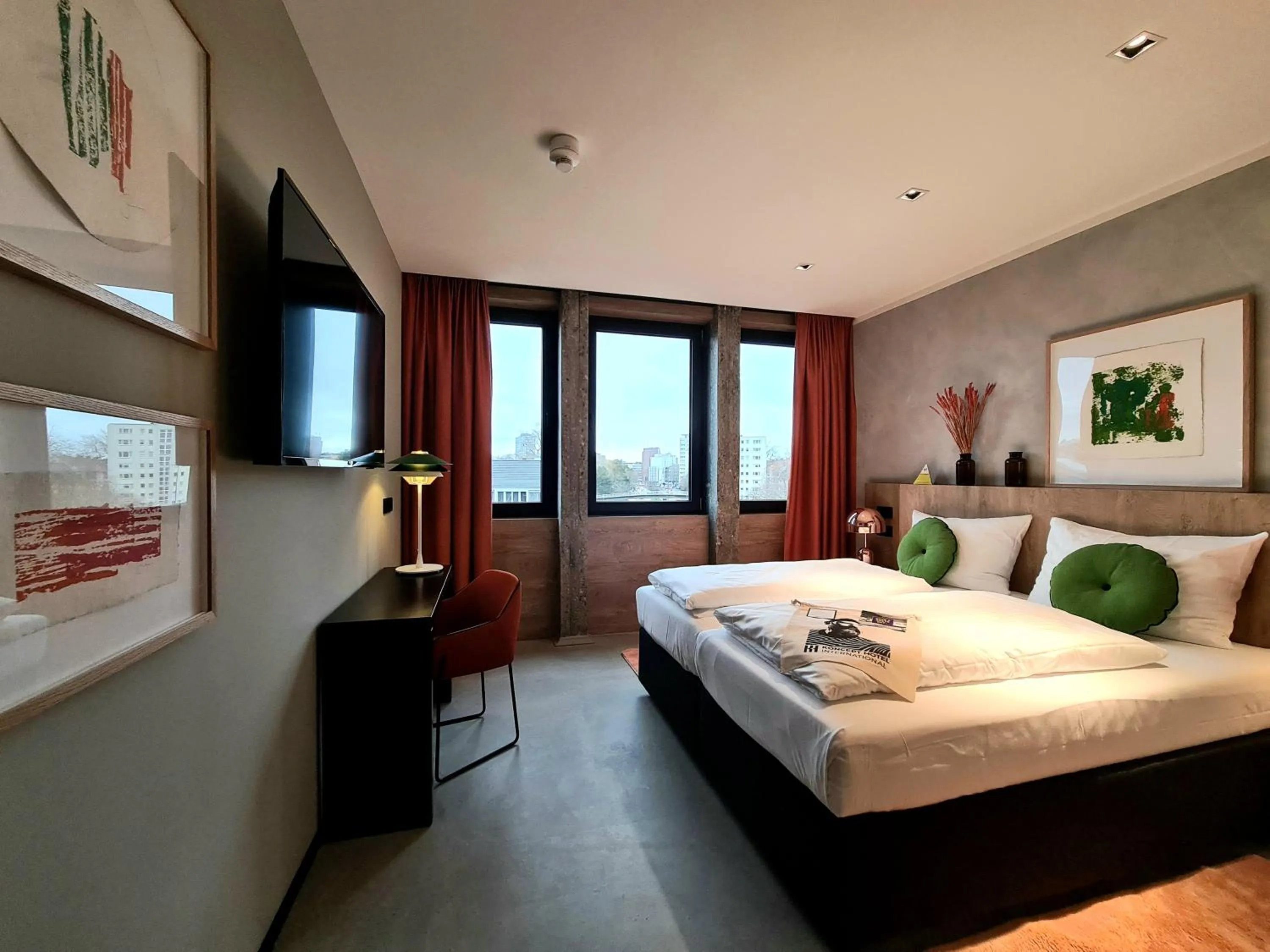 Bed in KONCEPT HOTEL International