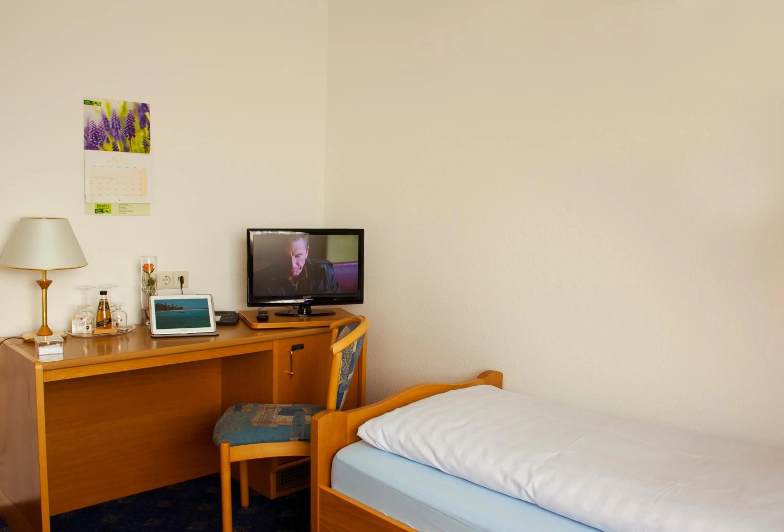 Bed in Hotel Restaurant Bergeshöhe