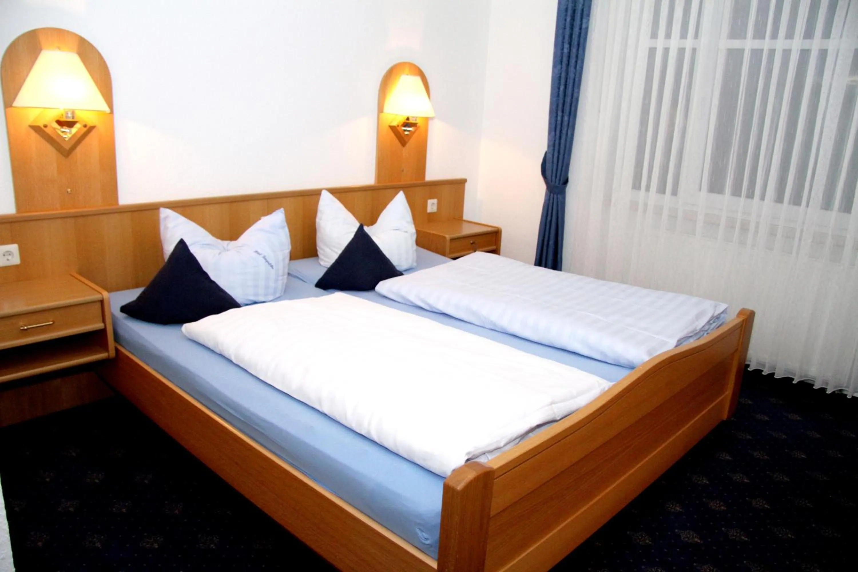 Bed in Hotel Restaurant Bergeshöhe