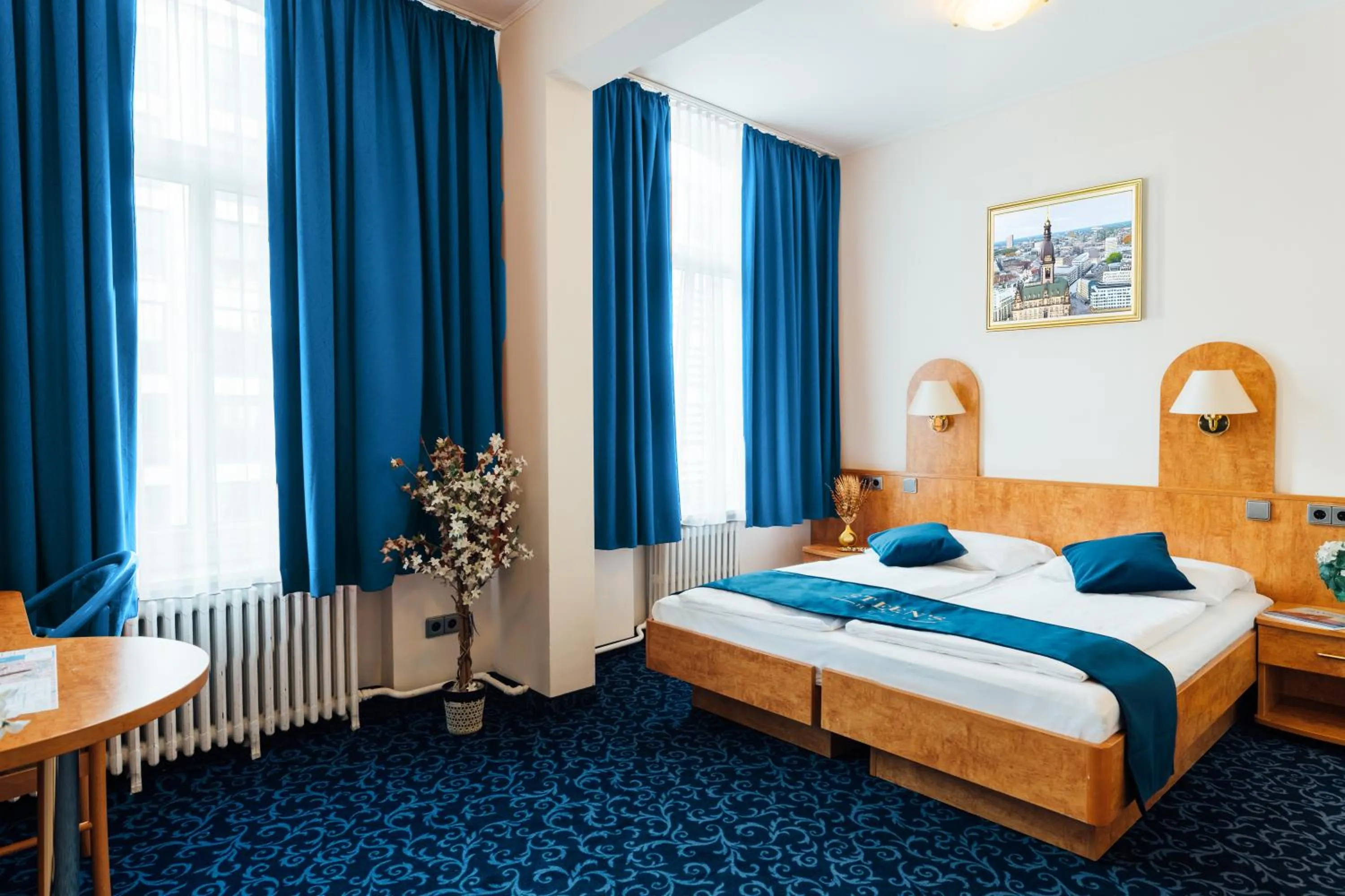 Bed in Steens Hotel Alster City