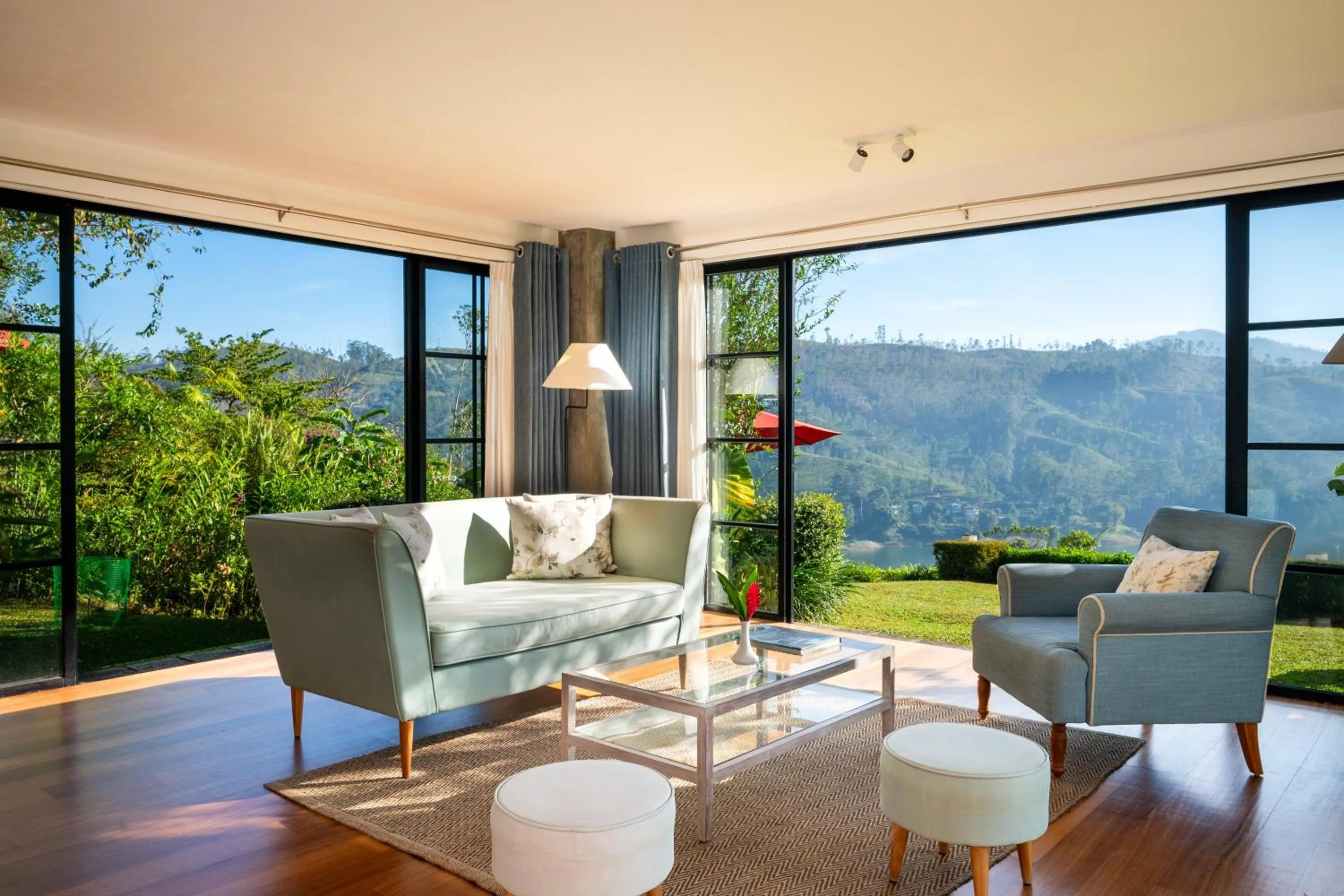 Seating area in Camellia Hills