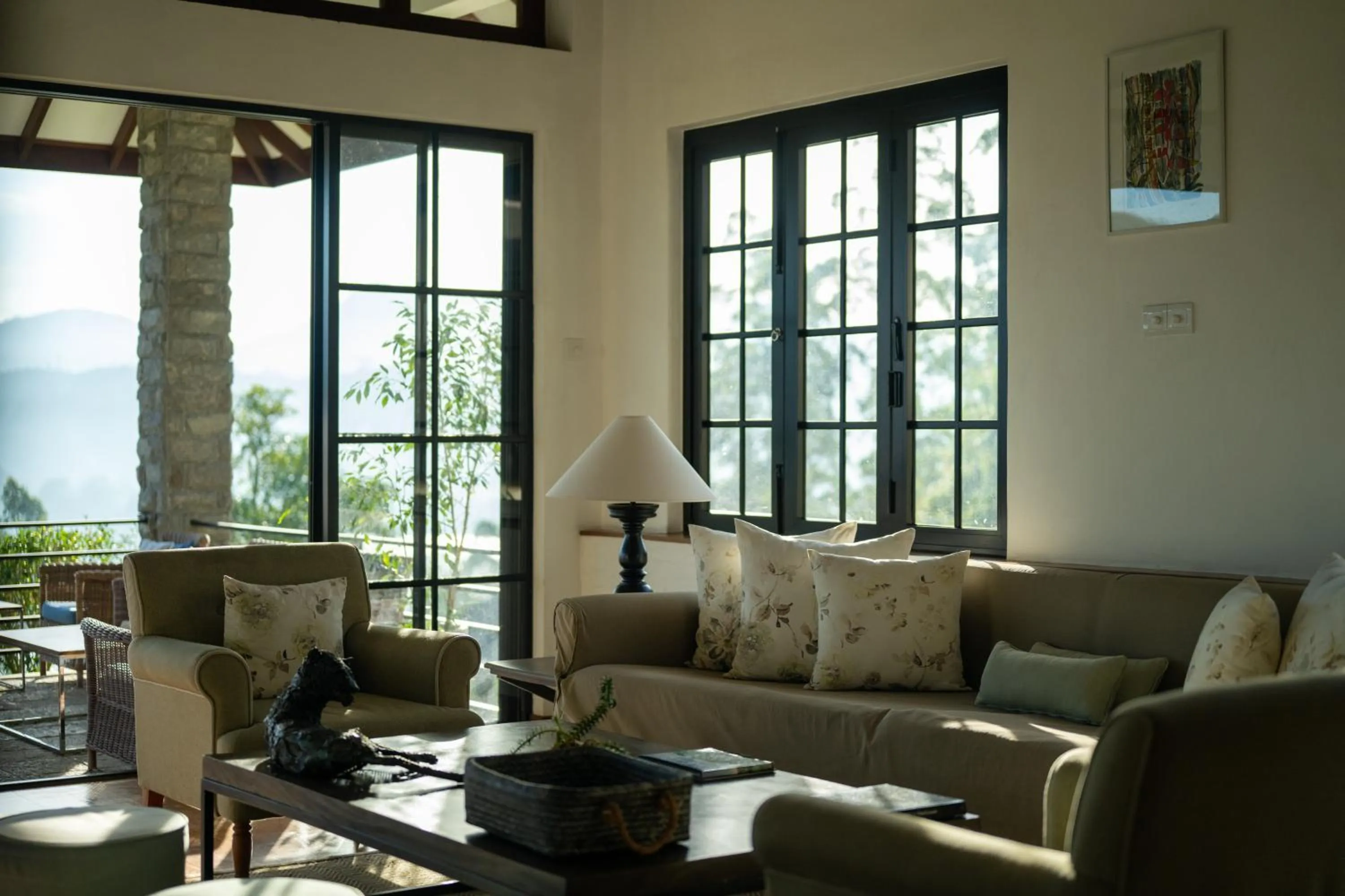 Seating area in Camellia Hills