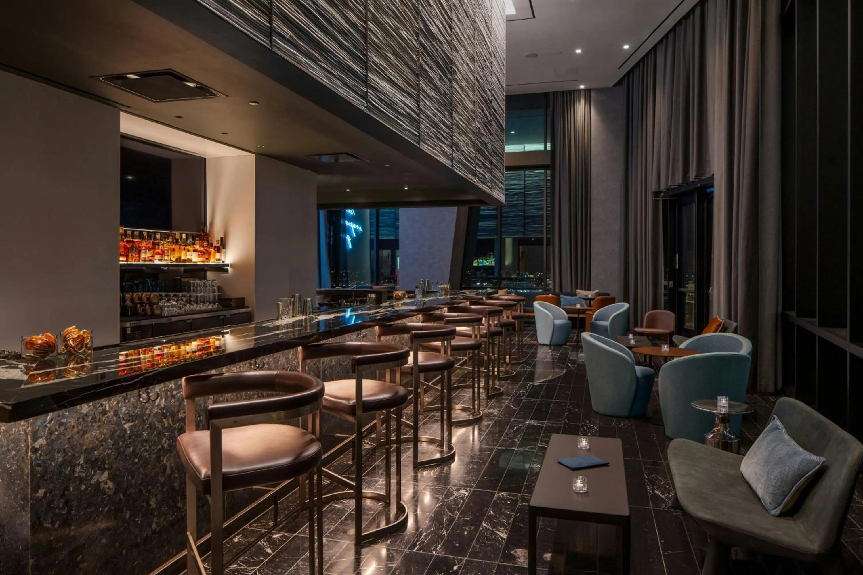 Lounge or bar in The Joseph, a Luxury Collection Hotel, Nashville