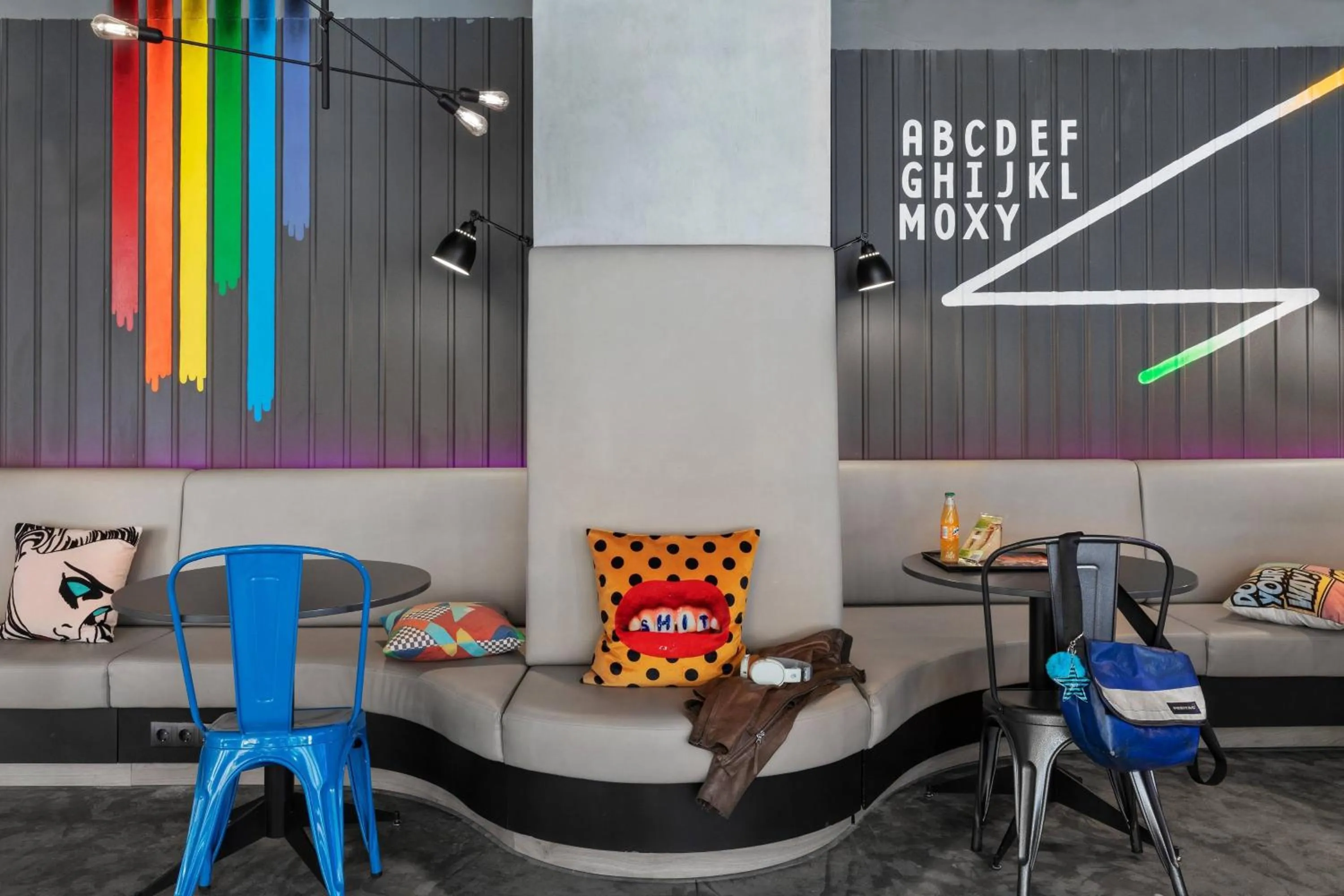 Lobby or reception in Moxy Bucharest Old Town