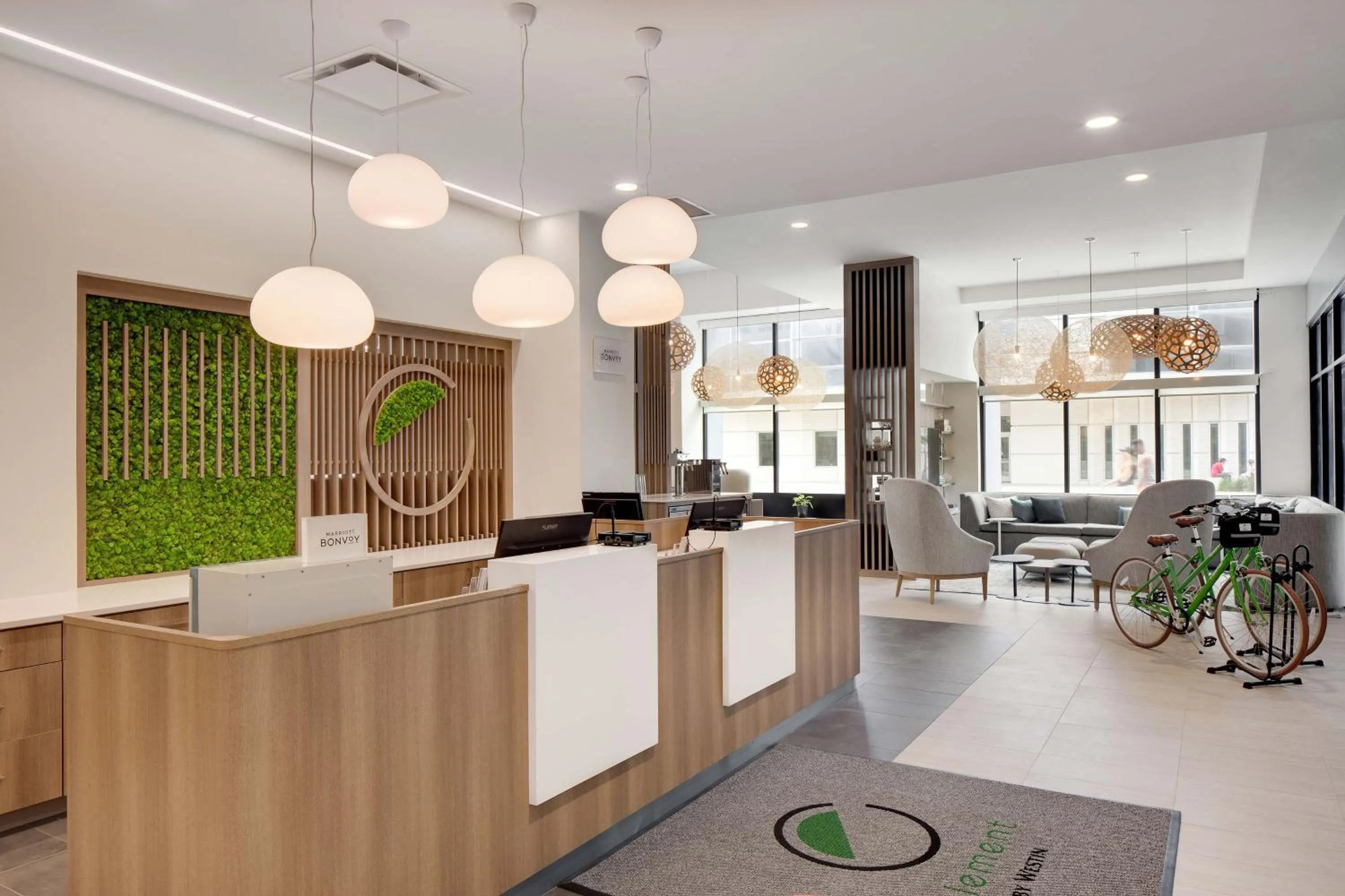 Lobby or reception in Element Iowa City