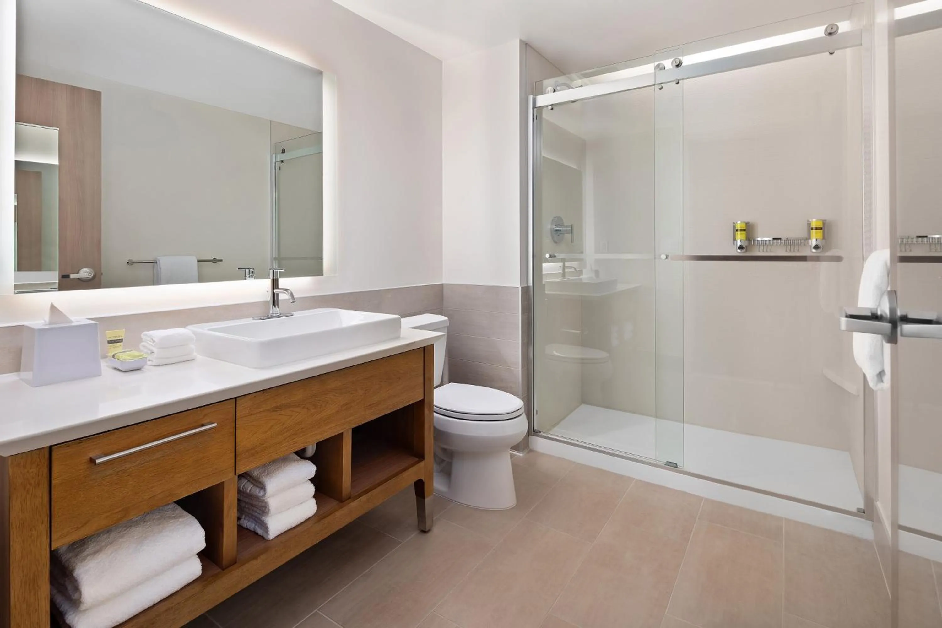 Bathroom in Element Bloomington Mall of America