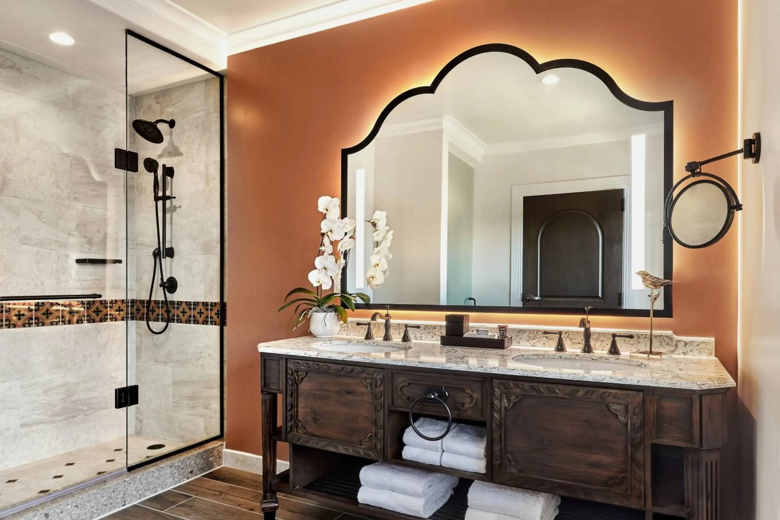 Bathroom in Inn at the Mission San Juan Capistrano, Autograph Collection Bathroom in Inn at the Mission San Juan Capistrano, Autograph Collection