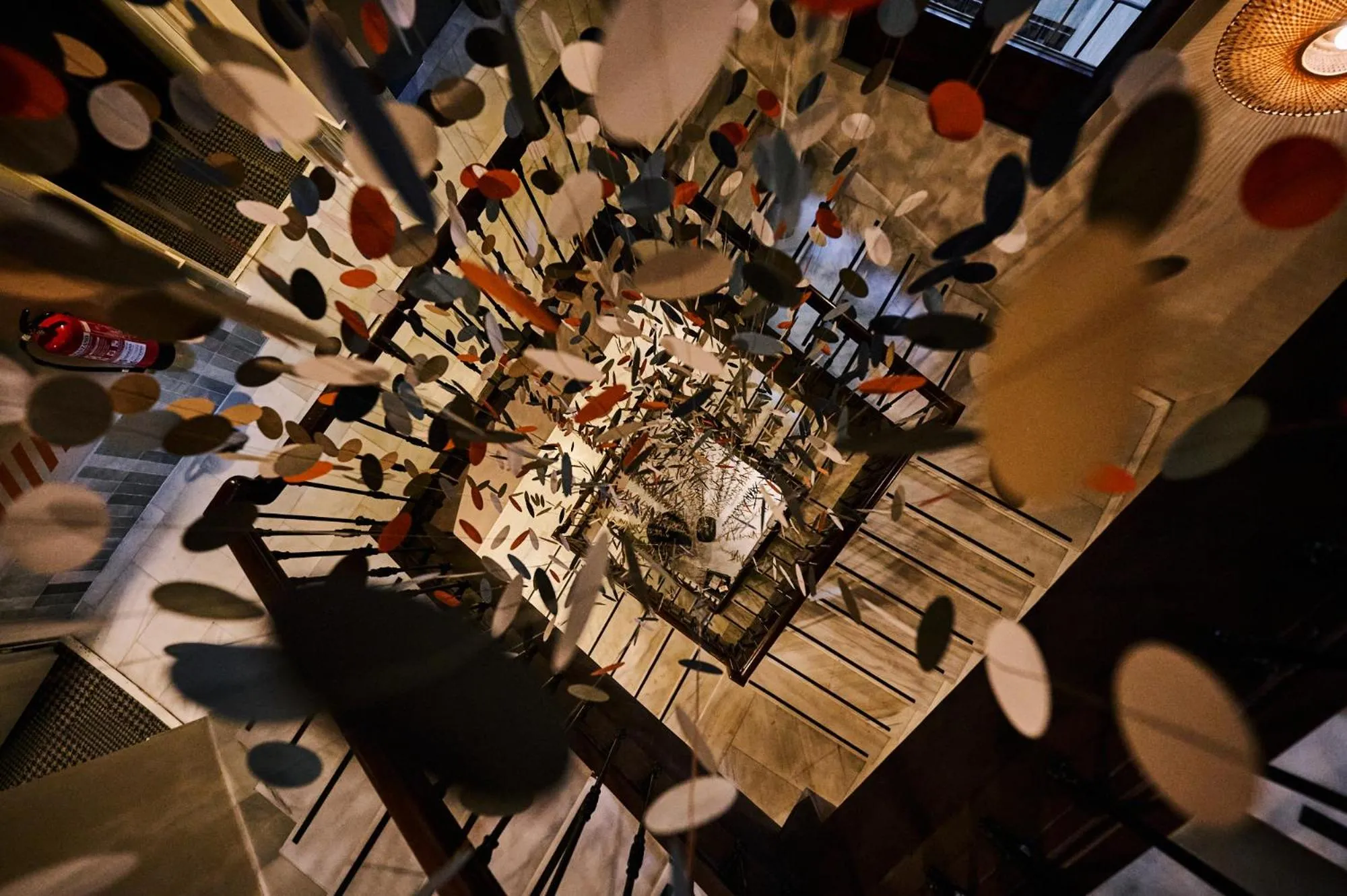 Decorative detail in Toc Hostel Granada