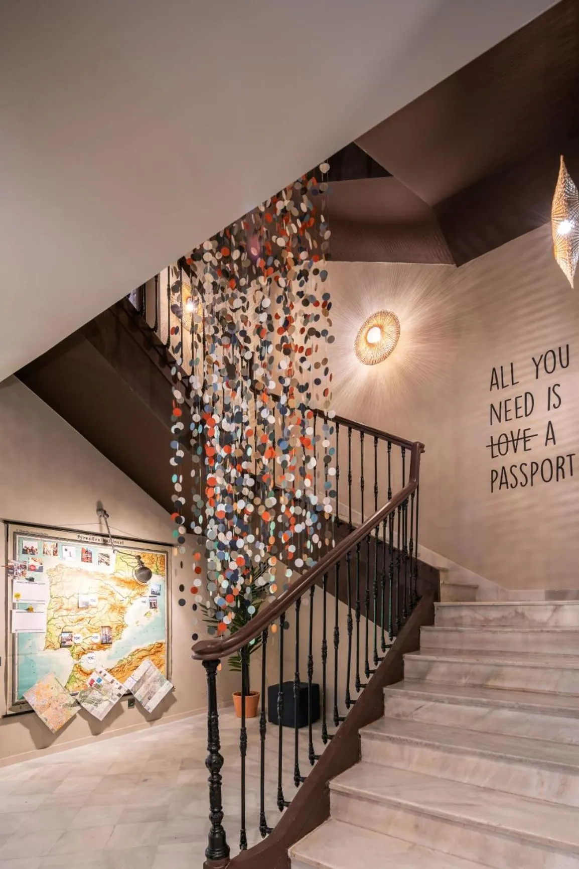 Lobby or reception in Toc Hostel Granada