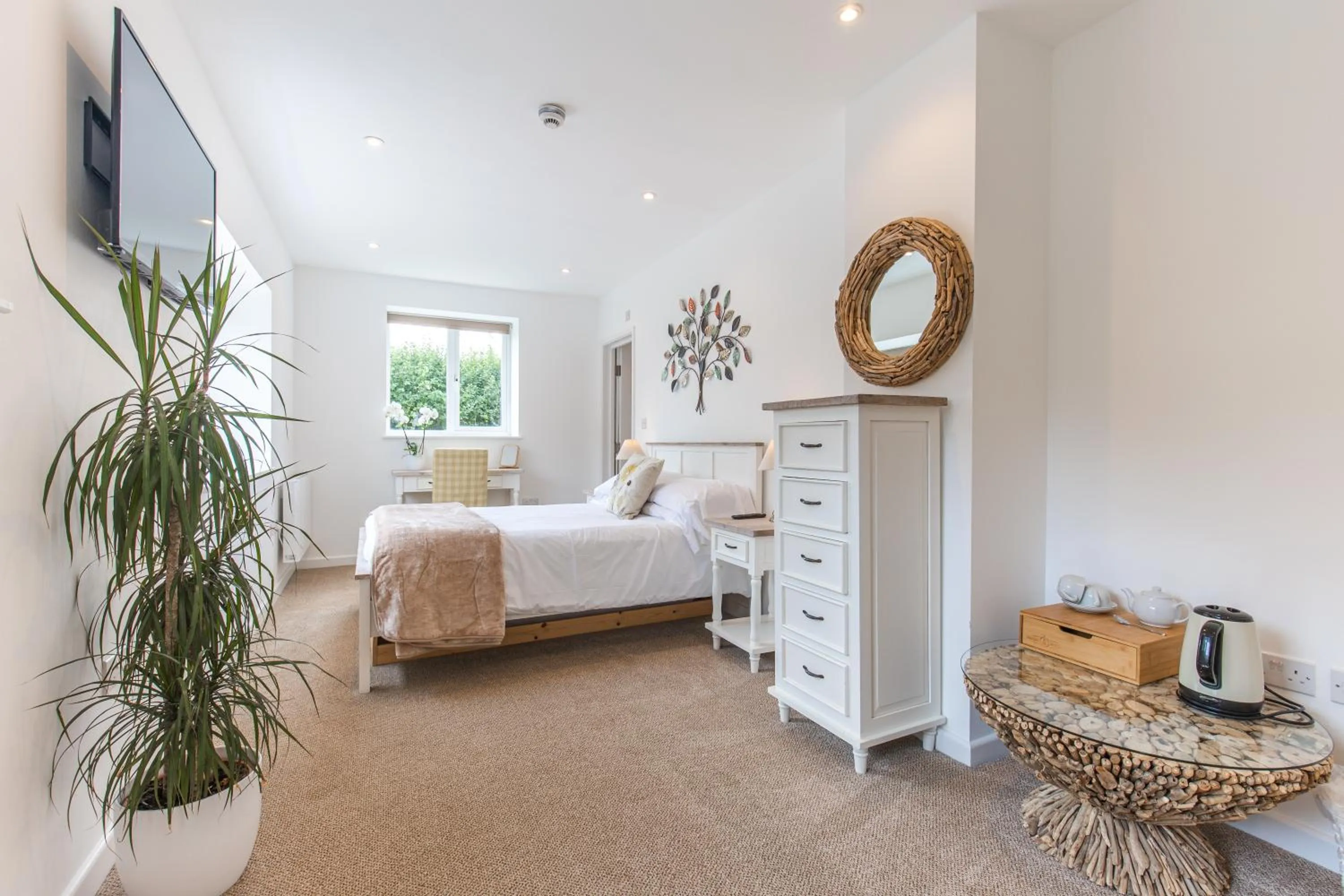 Bedroom, Bed in Lakeside Old Hunstanton