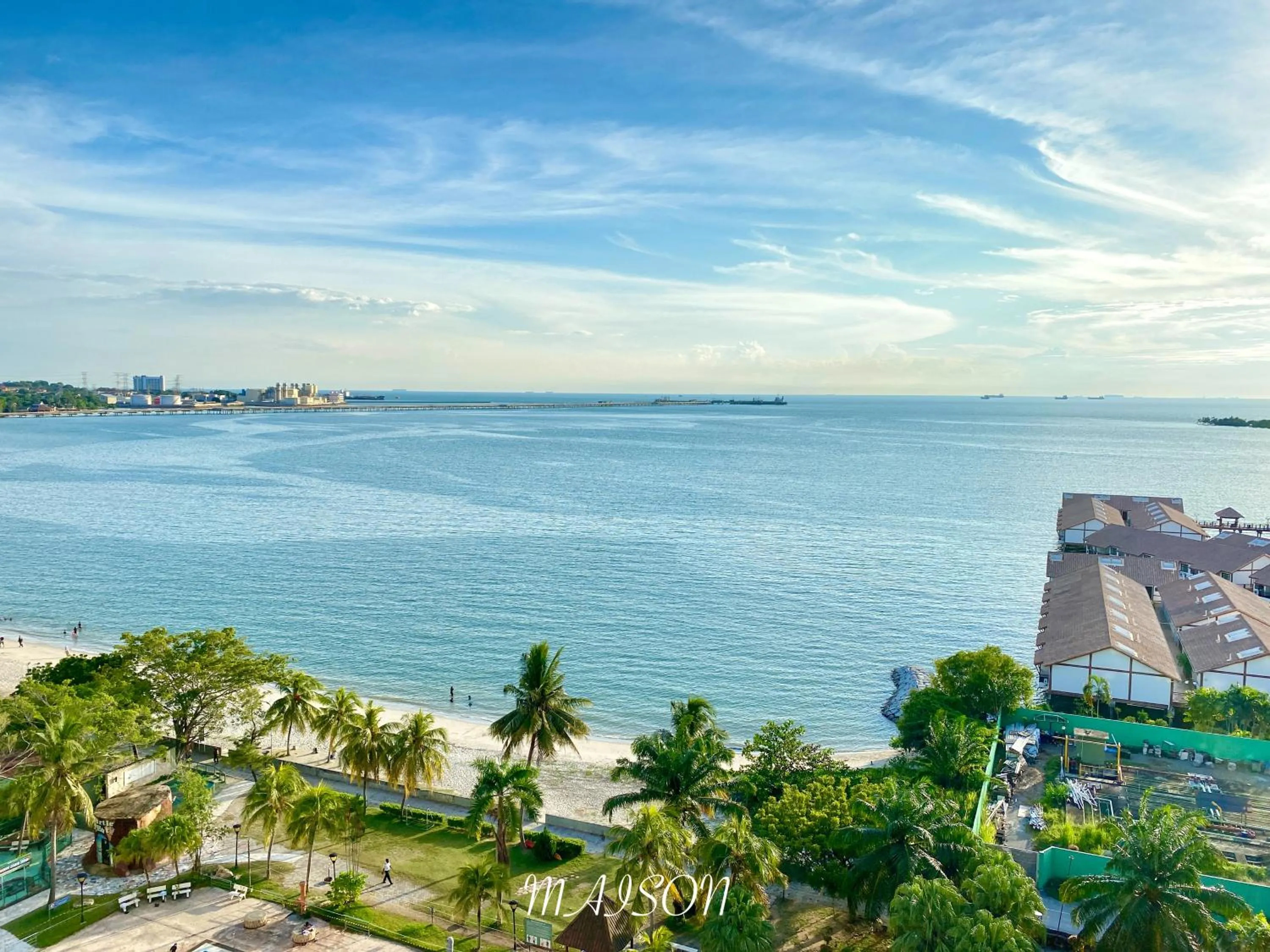 Sea view in Maison Seaview Suites Port Dickson