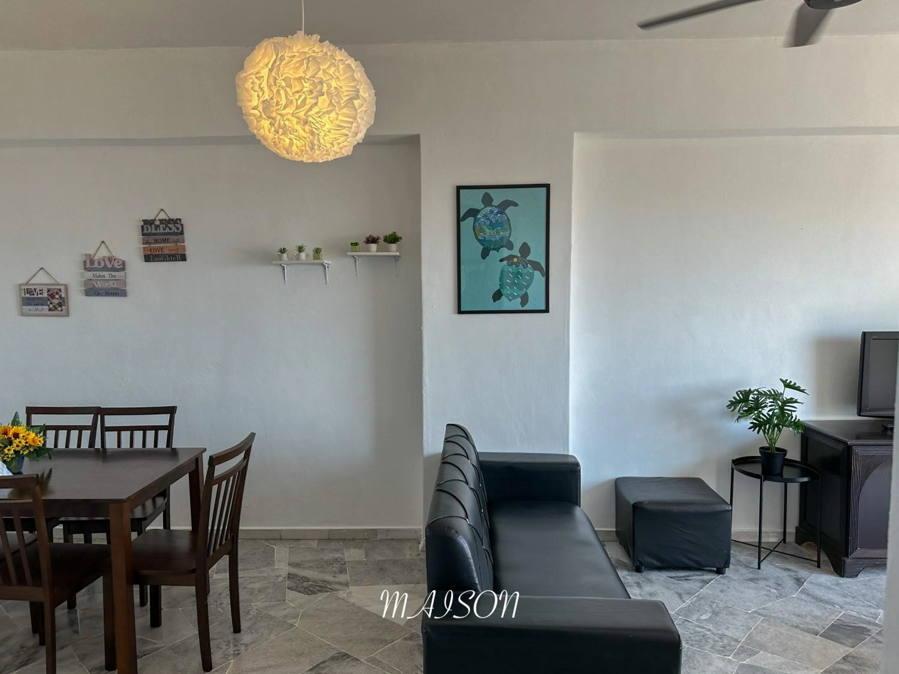 Living room in Maison Seaview Suites Port Dickson