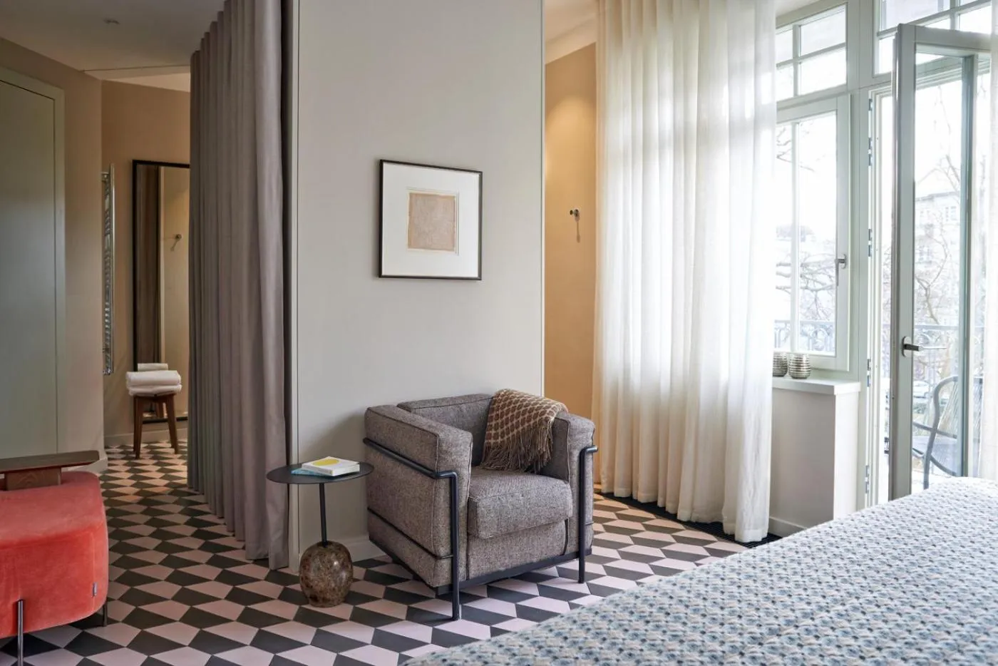 Bedroom in Bagatelle Gardenhouse