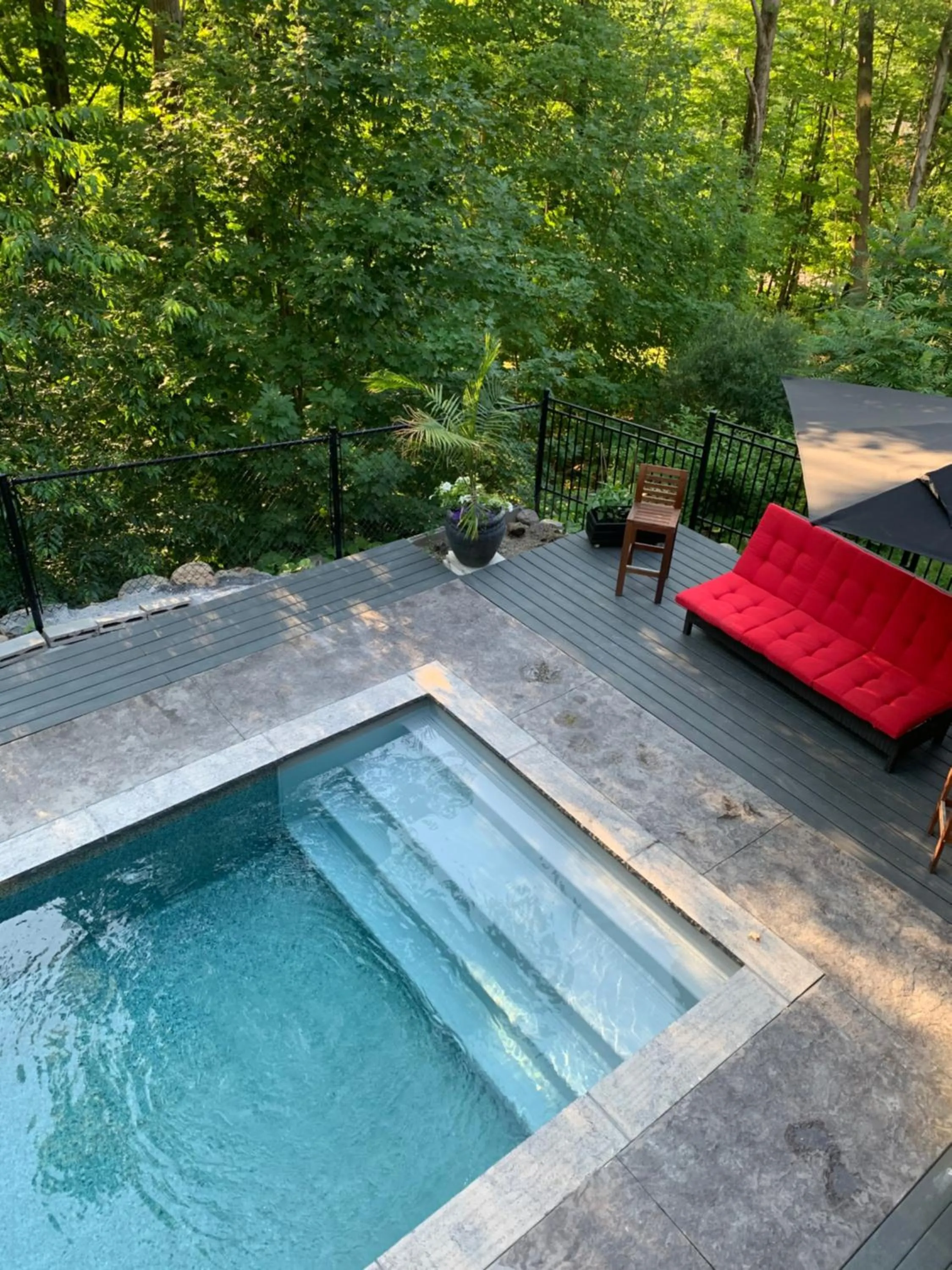 Patio in La Bohème - Bed & Breakfast