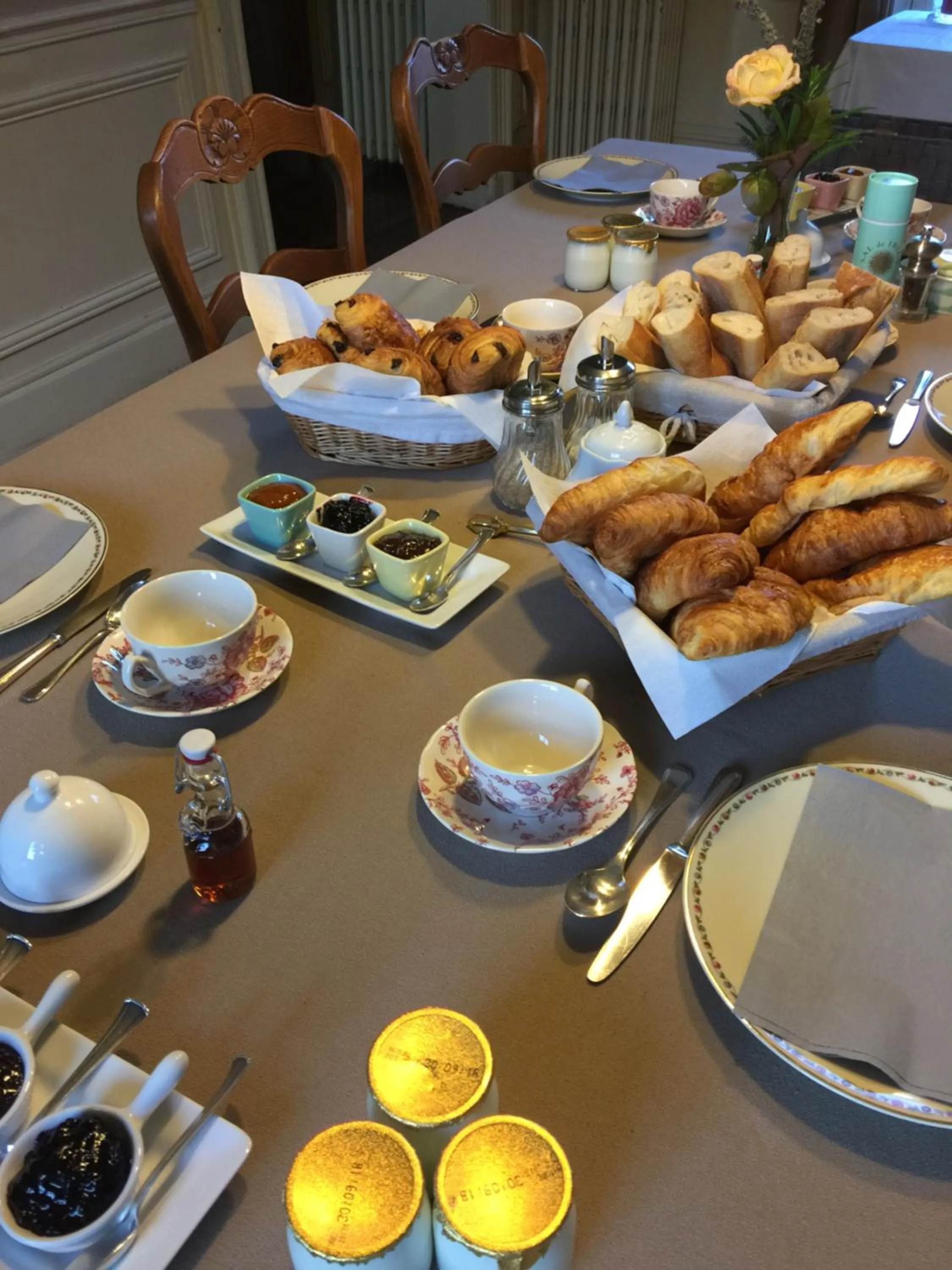 Food and drinks in Chambres d'hôtes de Parseval