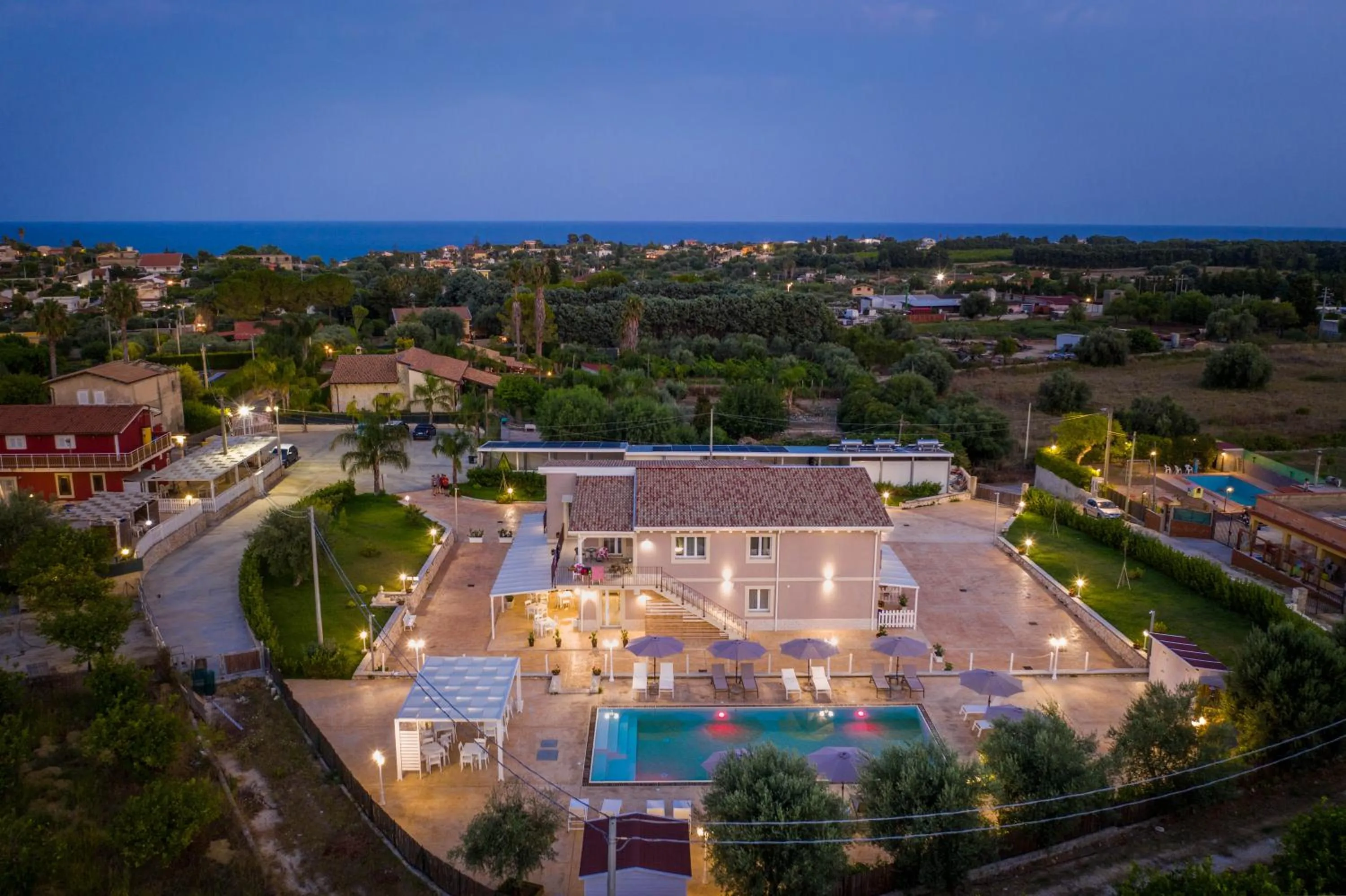 Bird's eye view in Tramonto Ibleo Resort