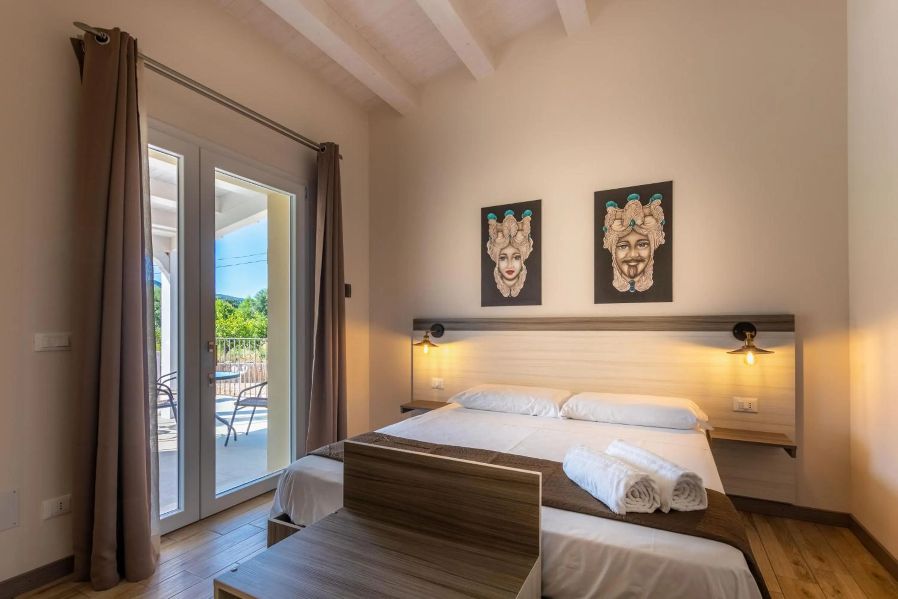 Bed in Tramonto Ibleo Resort