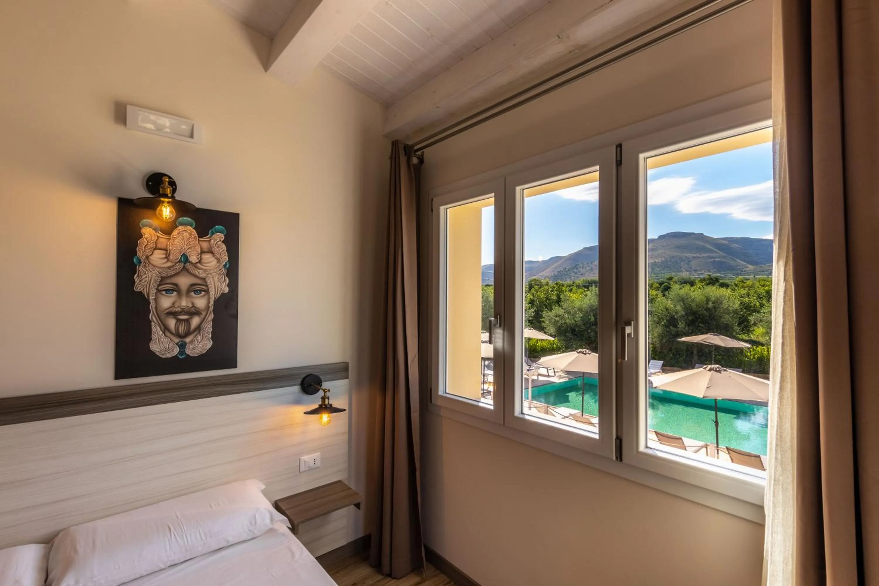 Bed in Tramonto Ibleo Resort