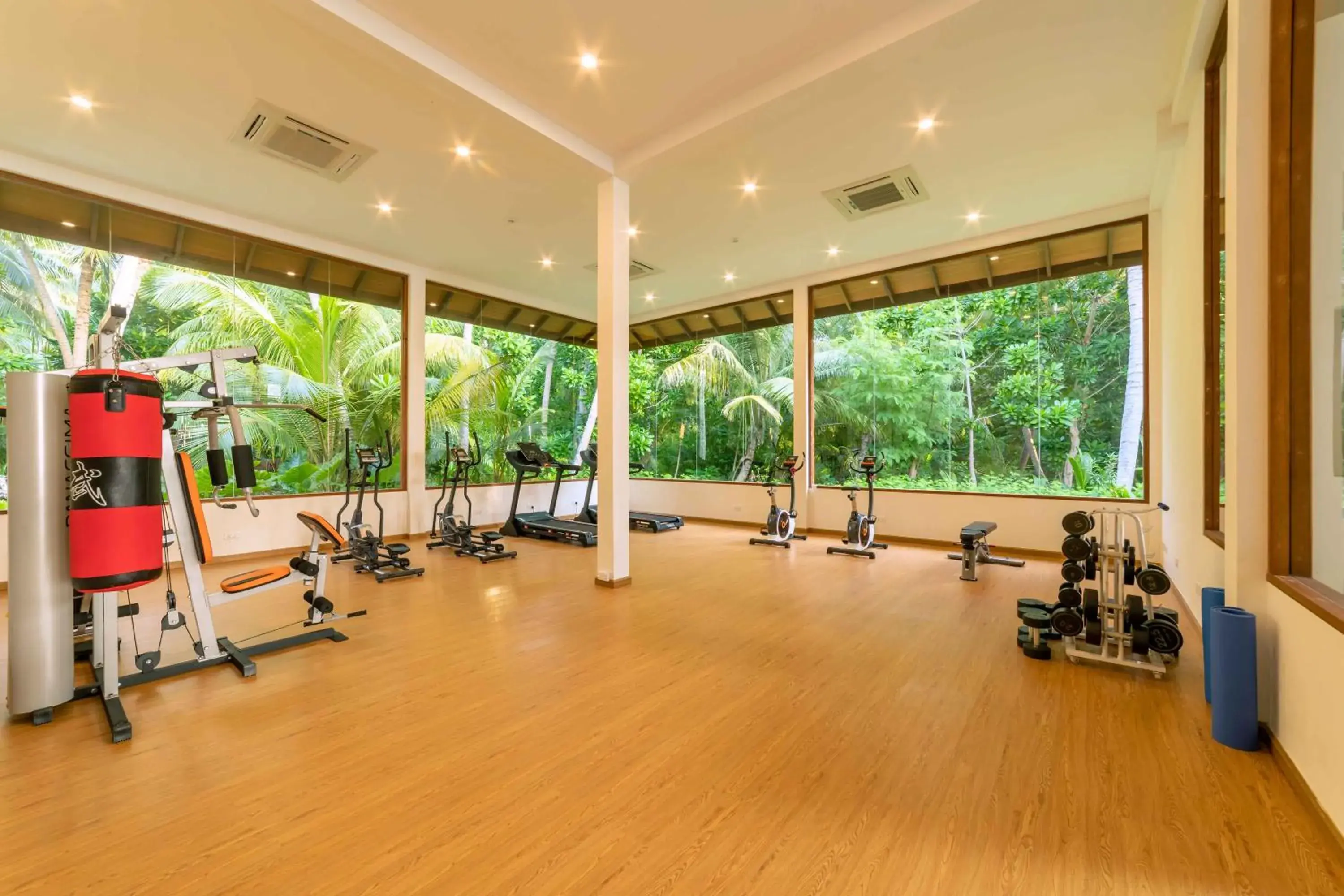 Fitness centre/facilities in Fiyavalhu Resort Maldives Fitness centre/facilities in Fiyavalhu Resort Maldives