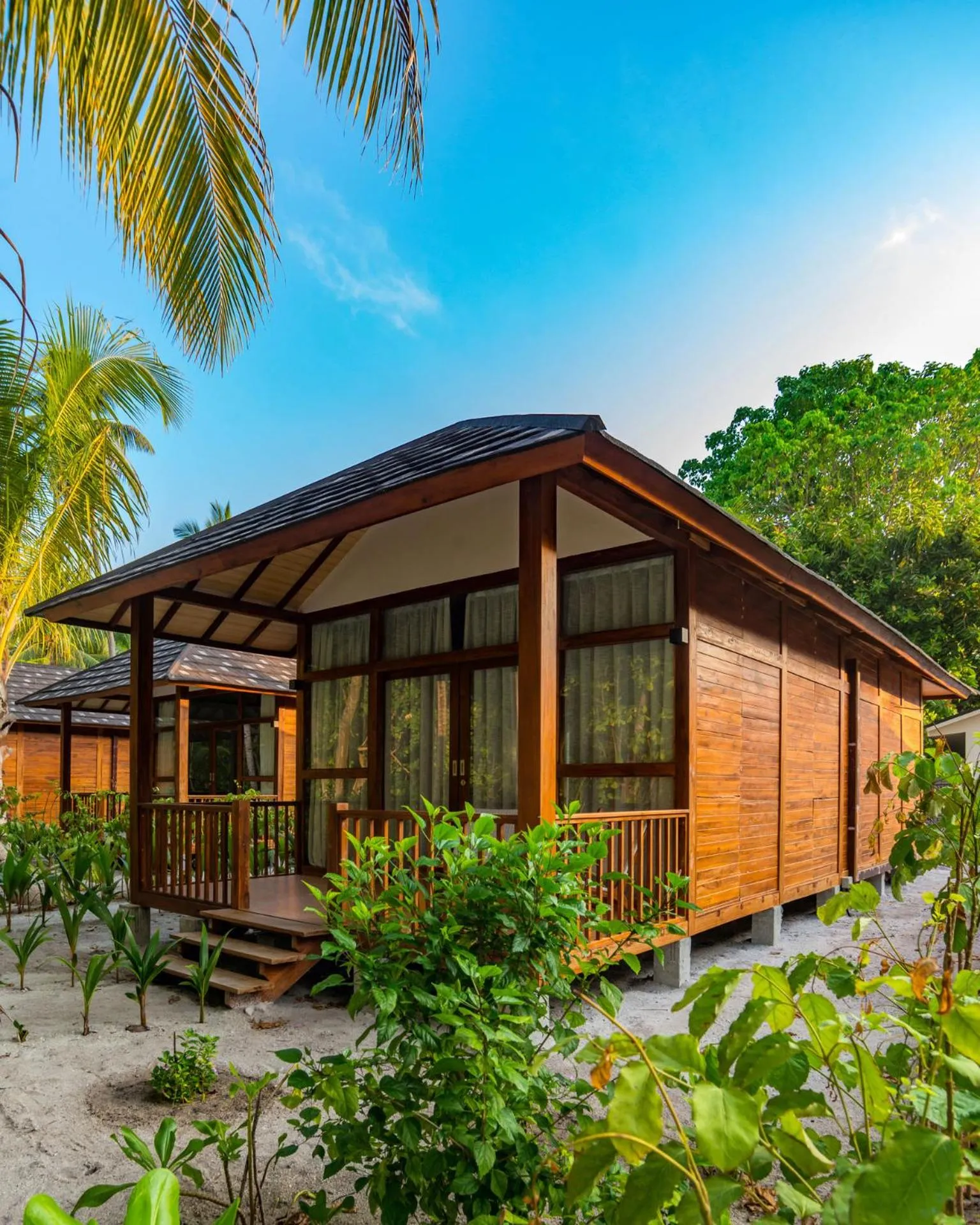 Facade/entrance in Fiyavalhu Resort Maldives