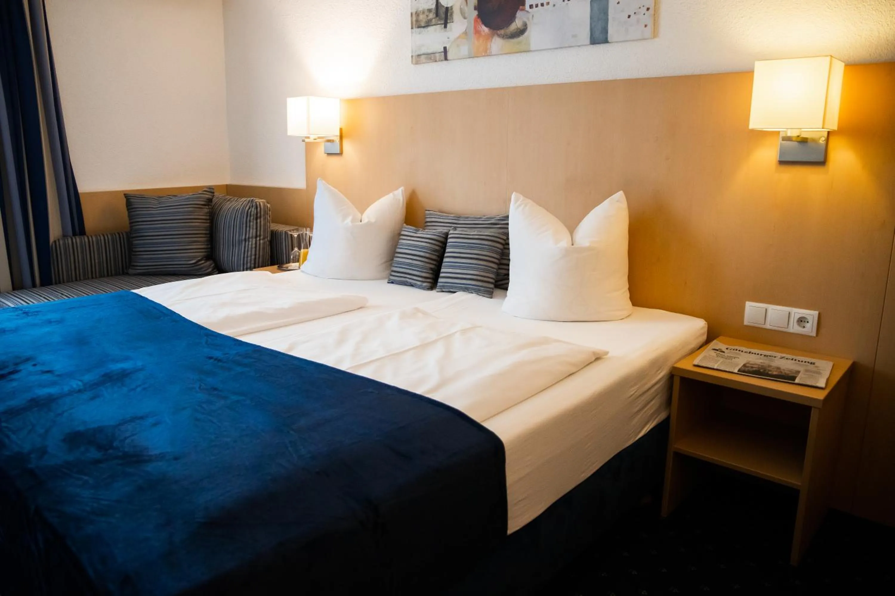 Photo of the whole room, Bed in Hotel Bettina garni