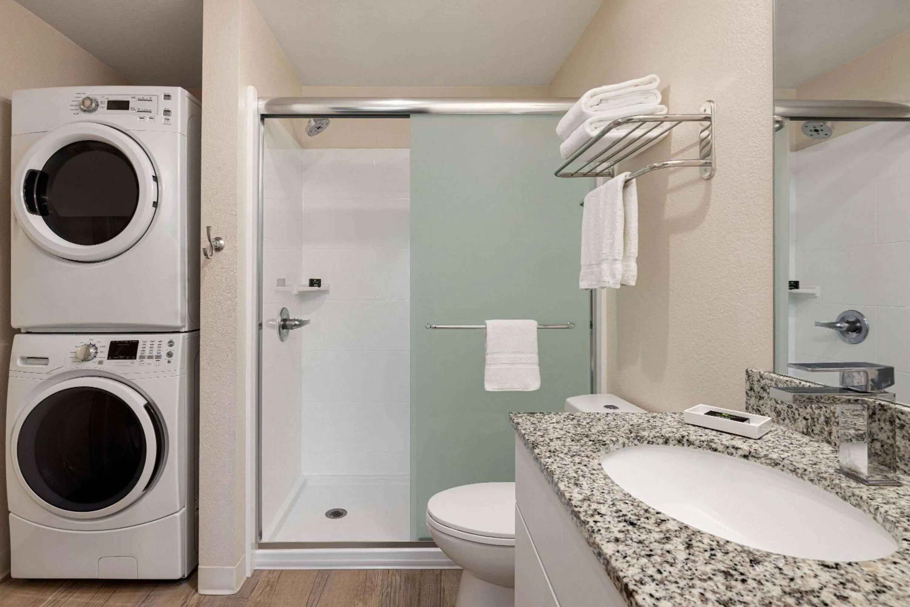 Bathroom in WaterWalk Extended Stay Raleigh Durham Research Triangle