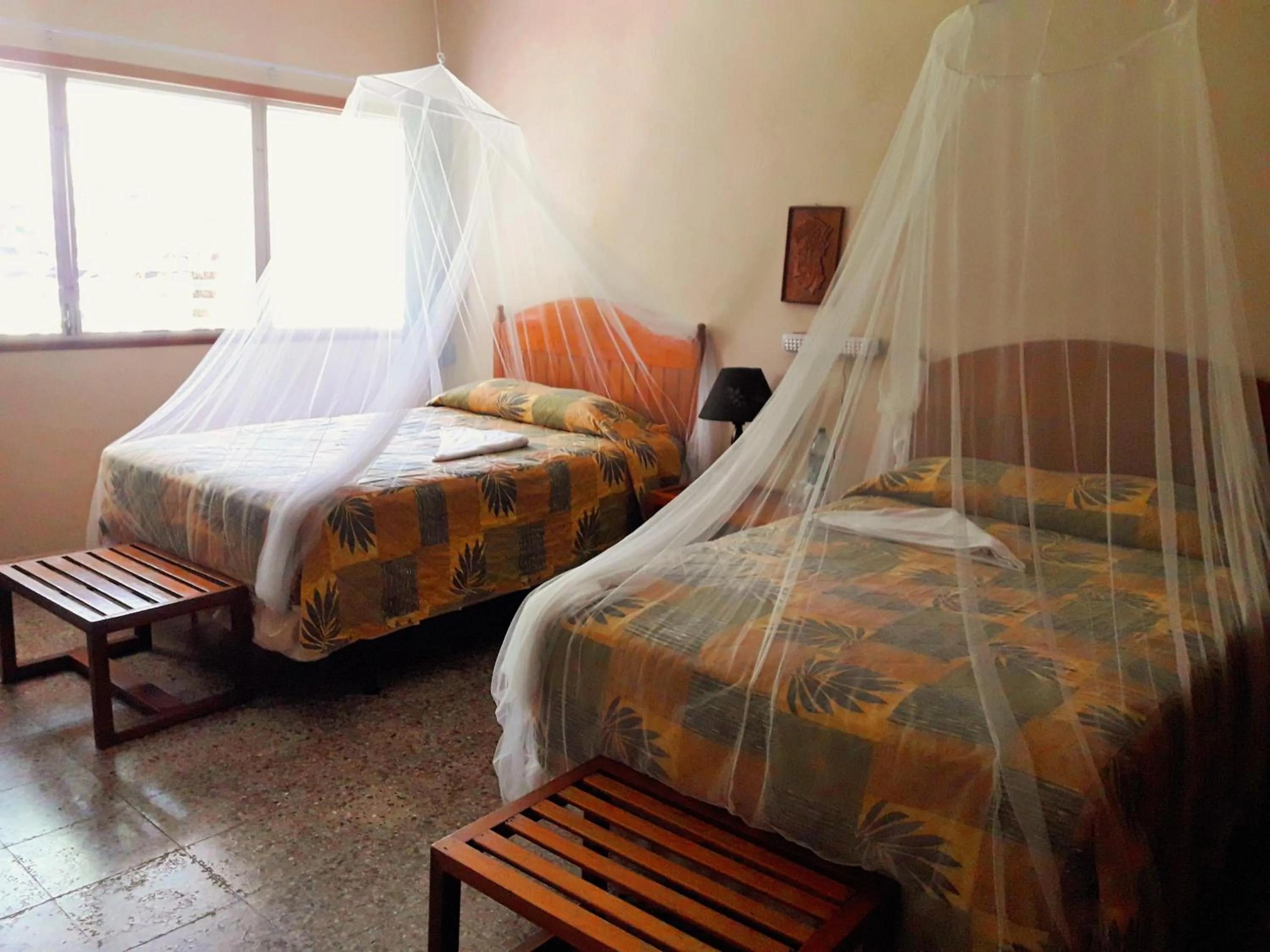 Bed in Hotel Tikal Inn