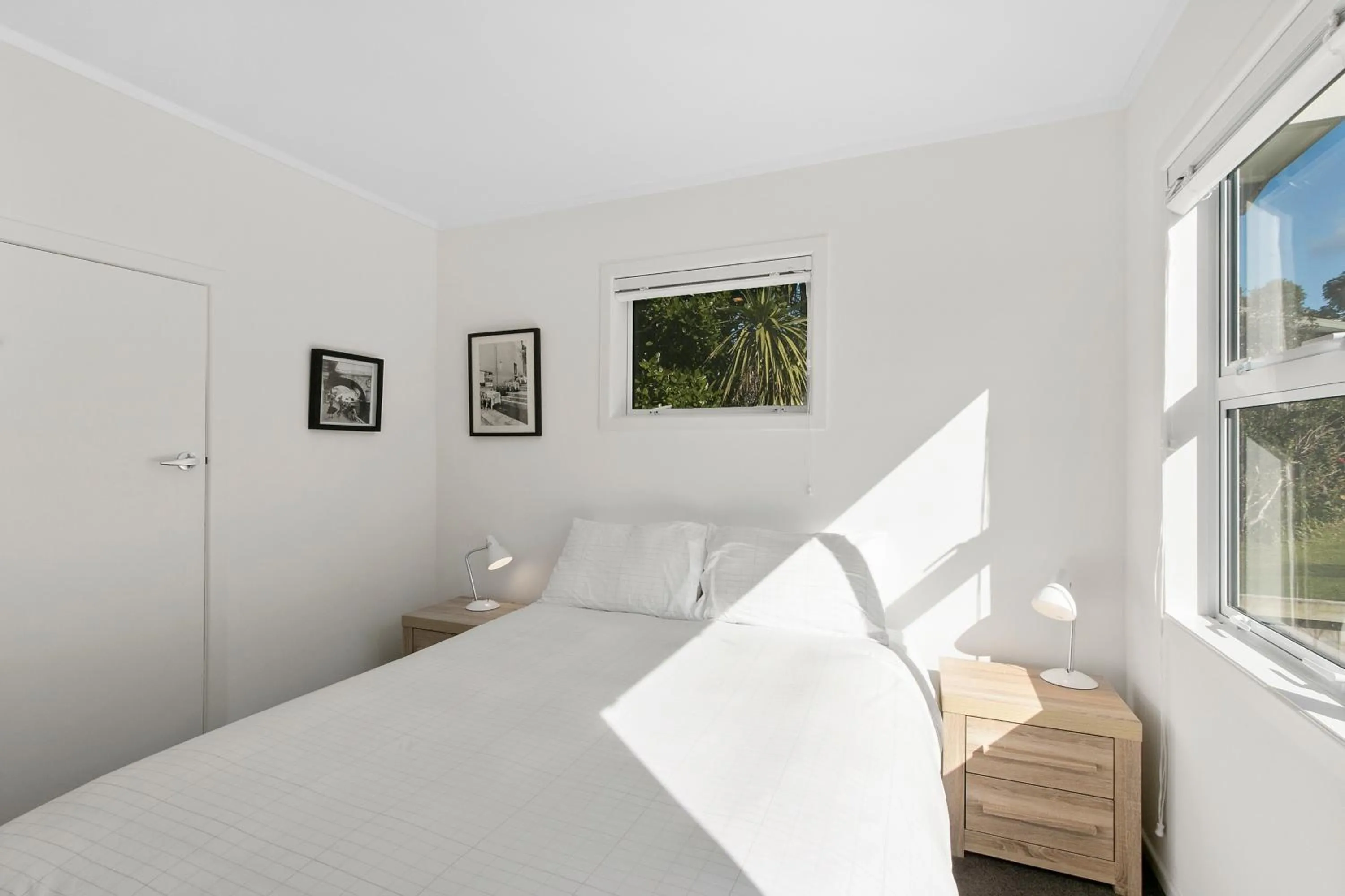 Bed in The Waihi Beach House - Waihi Beach Holiday Home