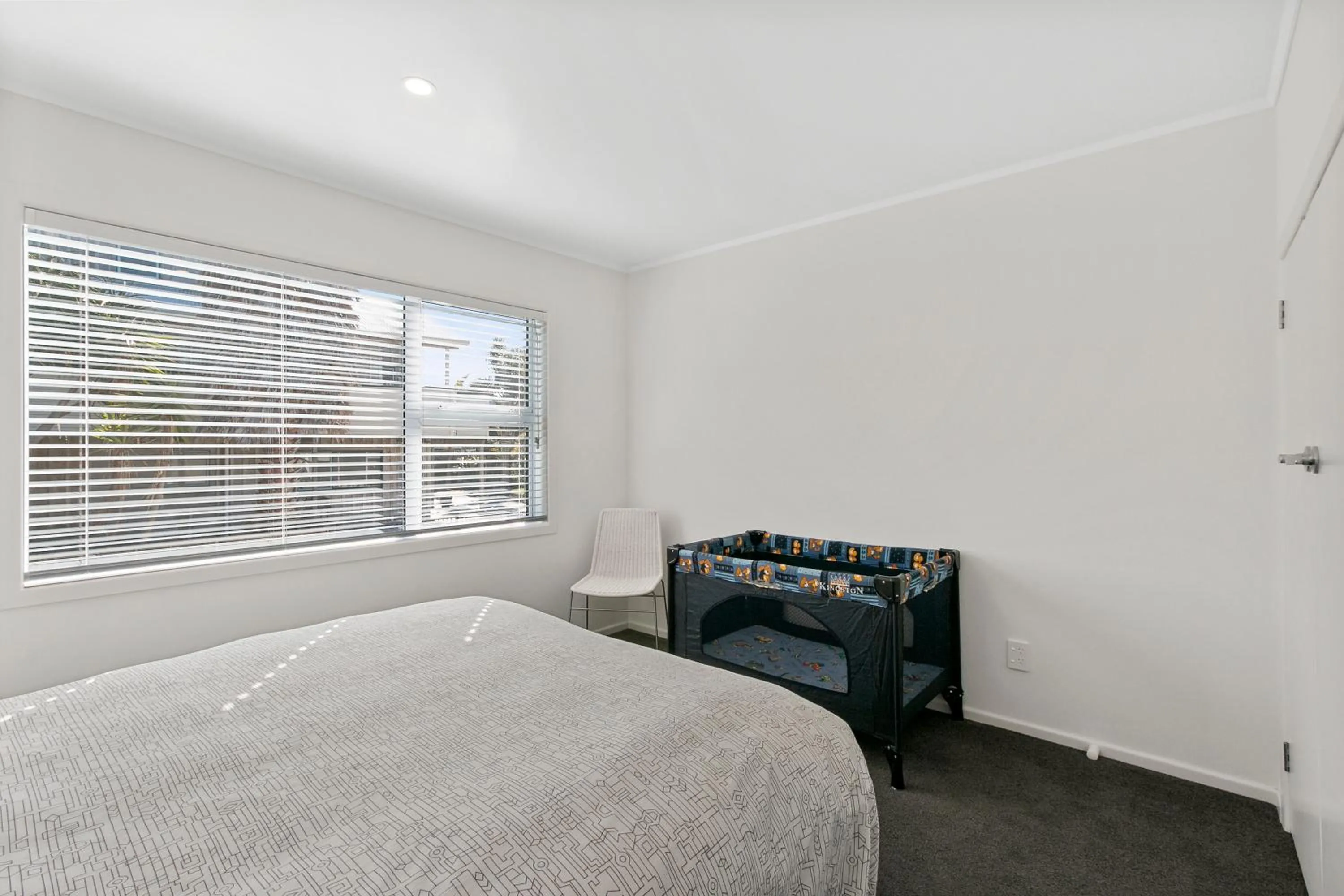 Bed in The Waihi Beach House - Waihi Beach Holiday Home