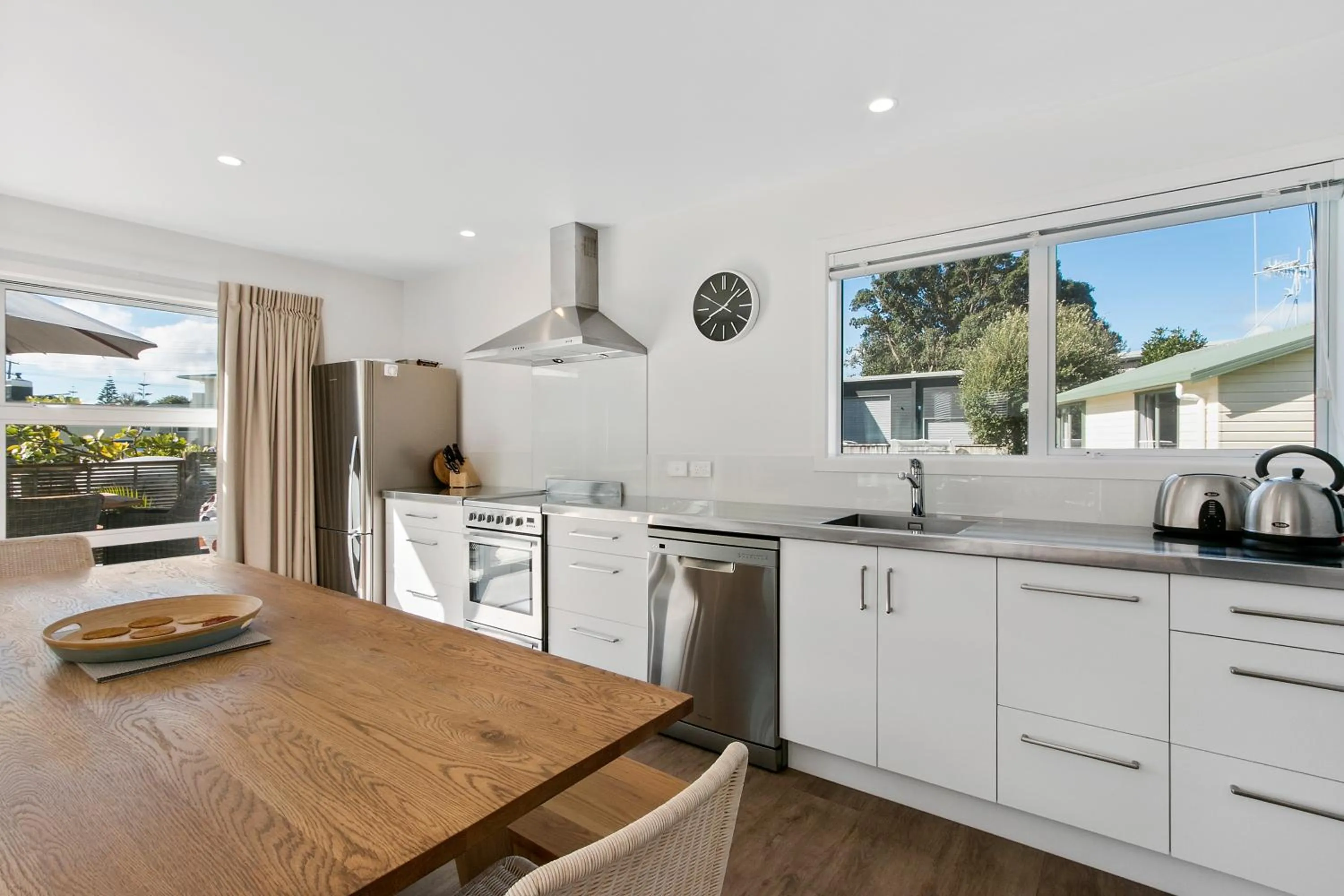 Kitchen or kitchenette in The Waihi Beach House - Waihi Beach Holiday Home