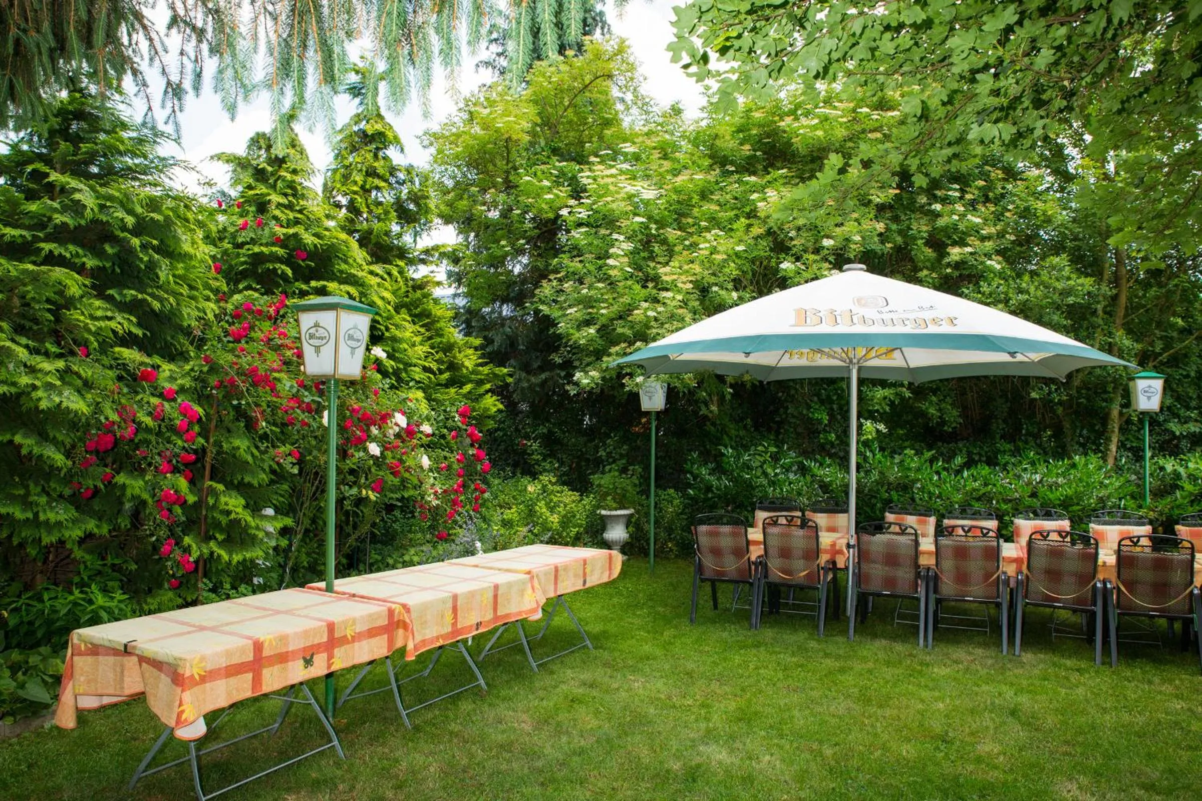 Garden in Hotel zur Post