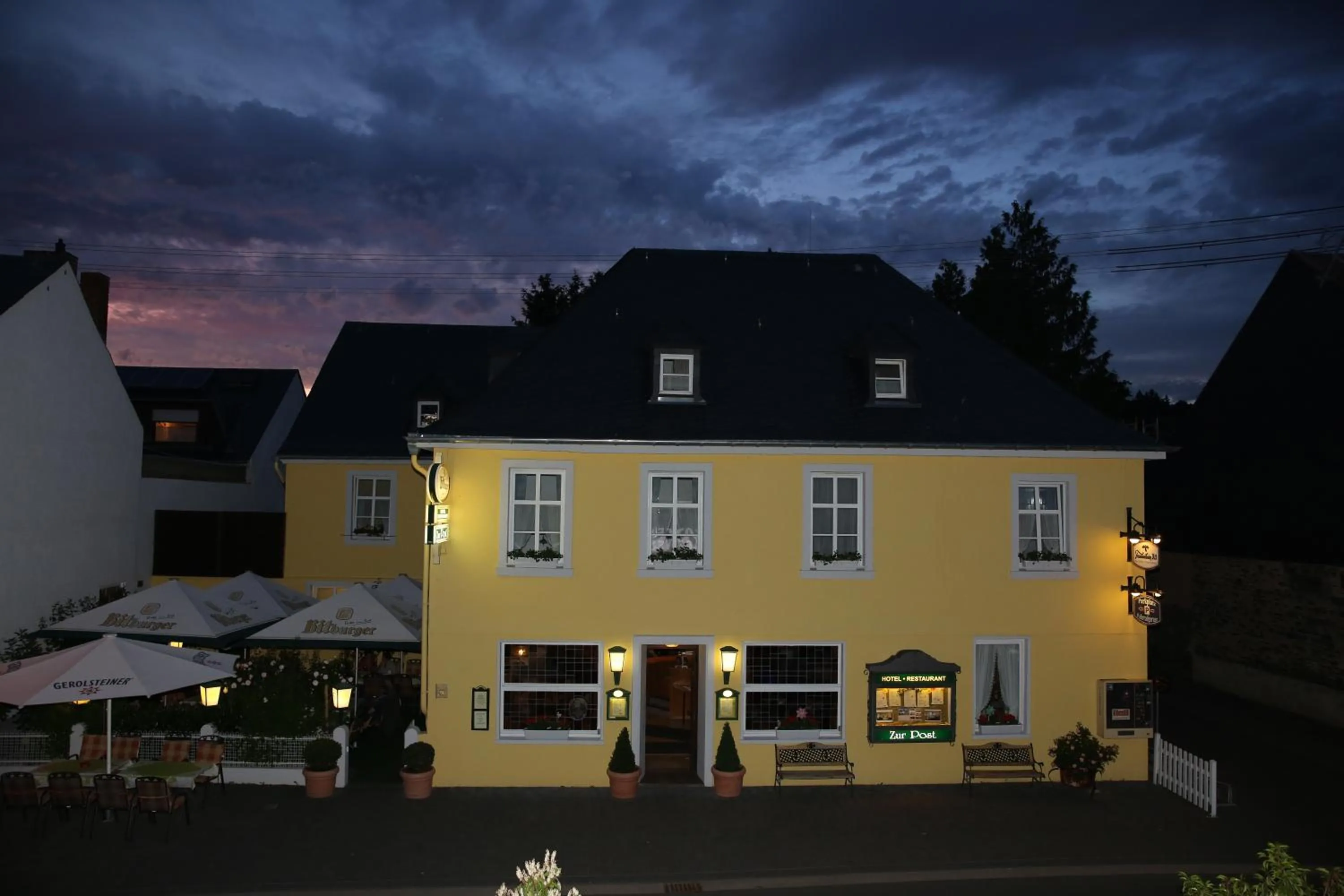 Sunset in Hotel zur Post