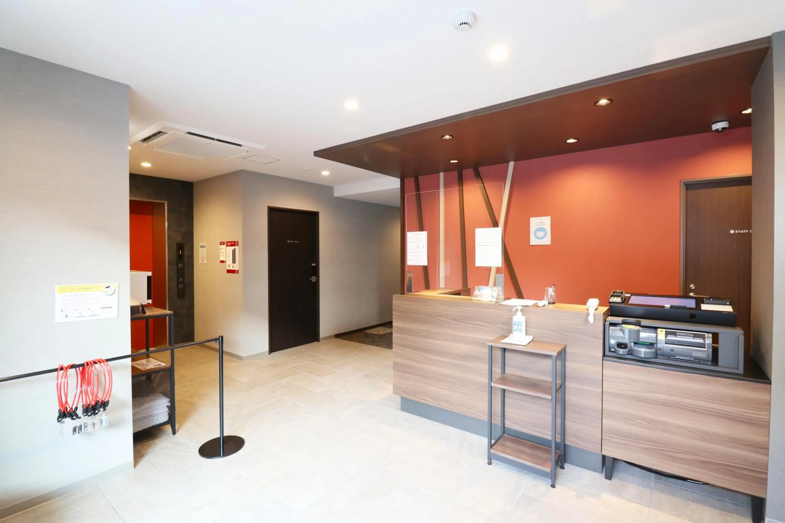Lobby or reception in M's Hotel Nijojo Oike