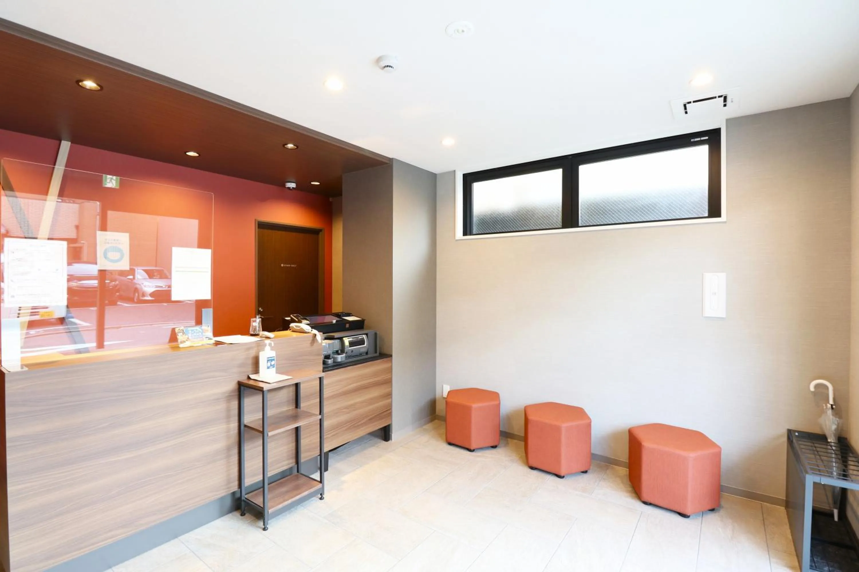 Lobby or reception in M's Hotel Nijojo Oike
