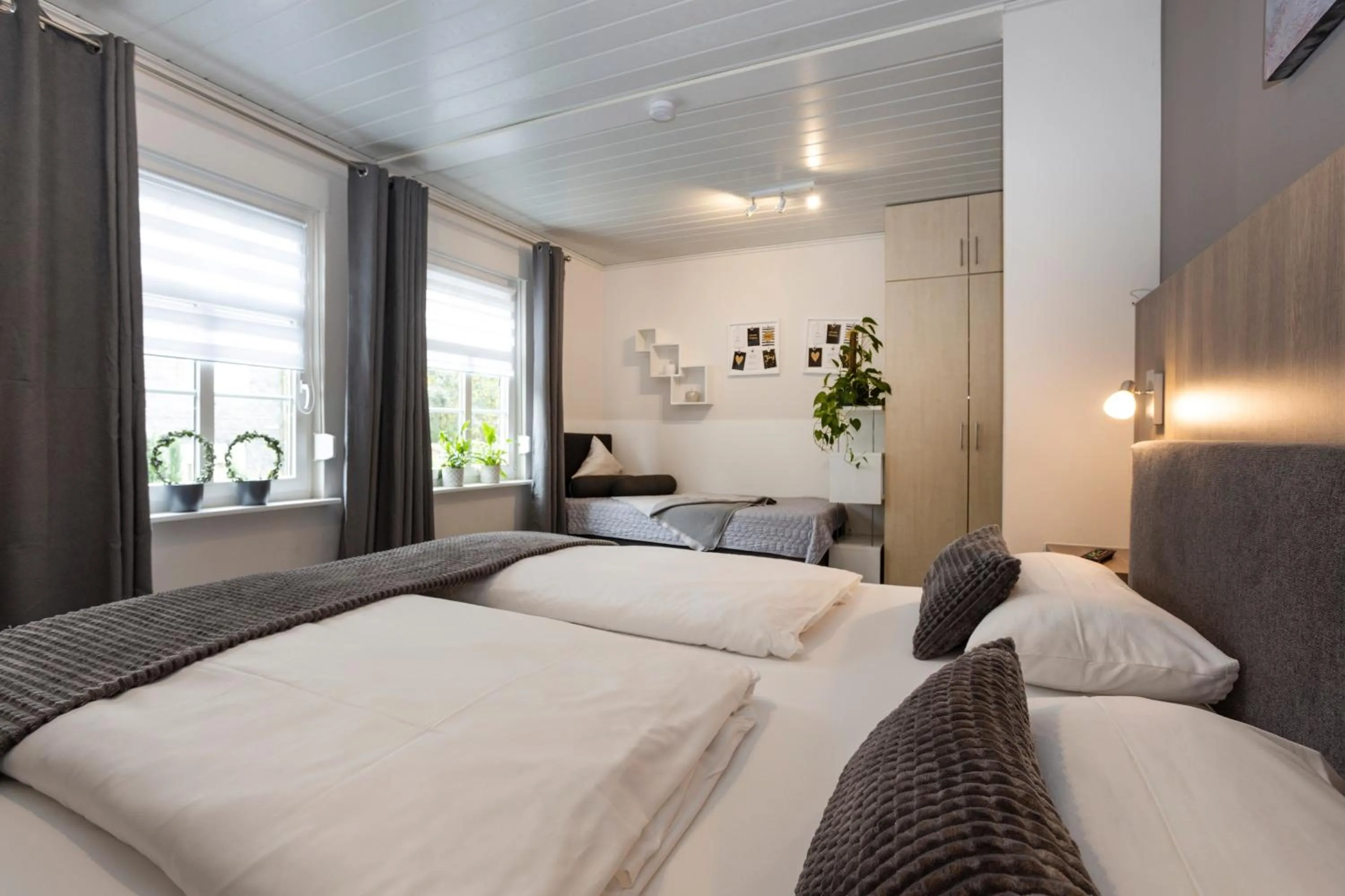 Bed in Hotel Forsthaus