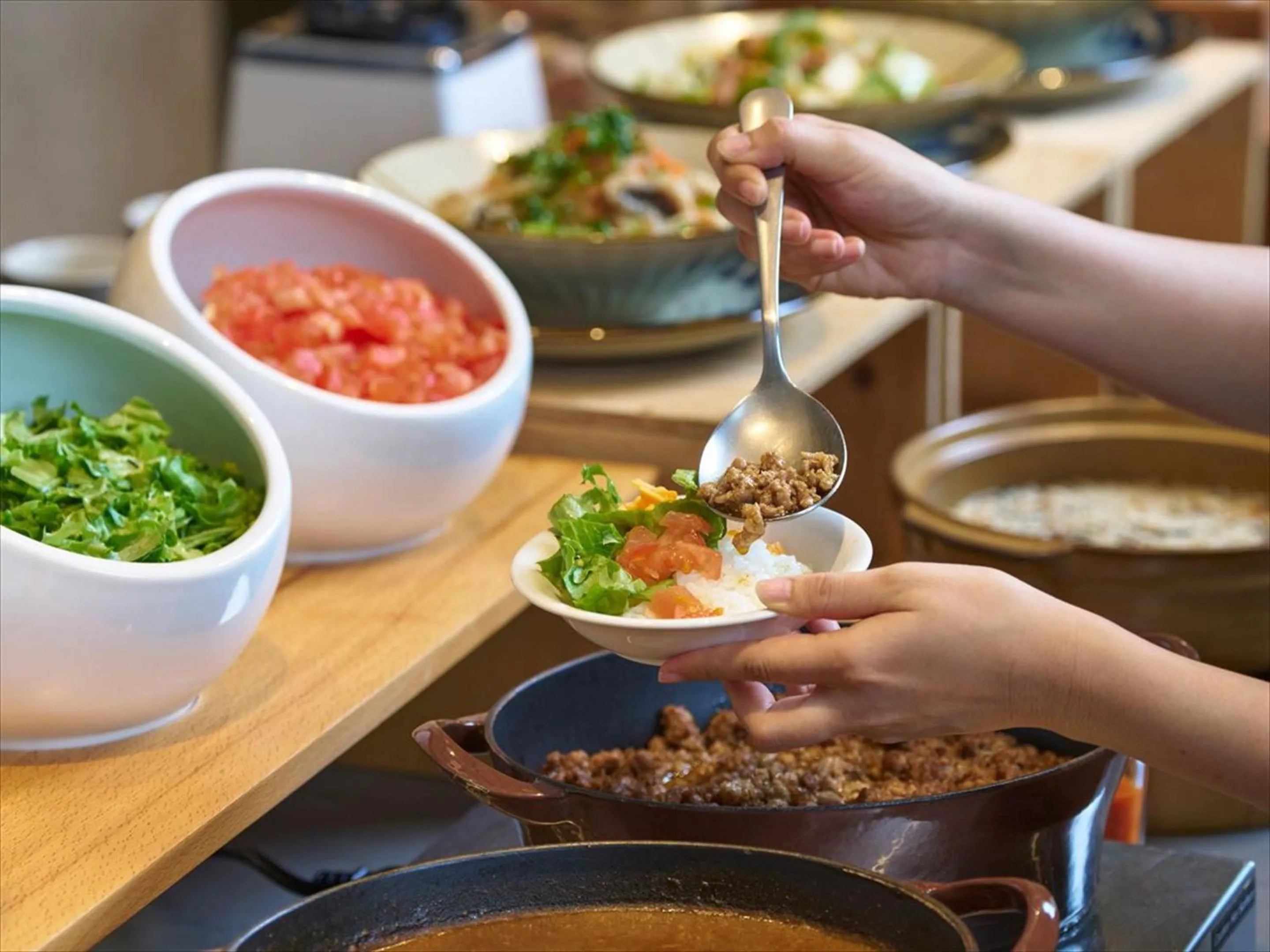 Breakfast in HOTEL STRATA NAHA