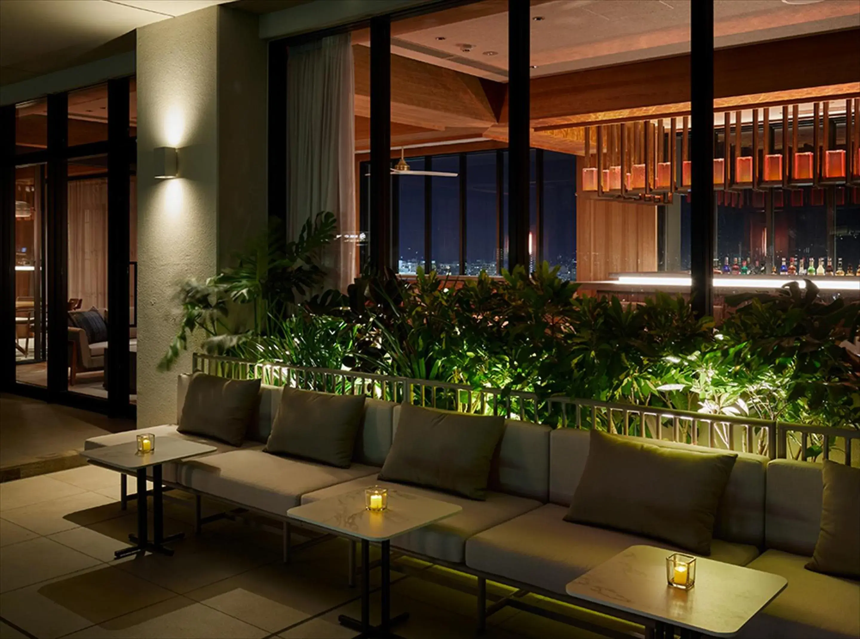 Lounge or bar in HOTEL STRATA NAHA Lounge or bar in HOTEL STRATA NAHA